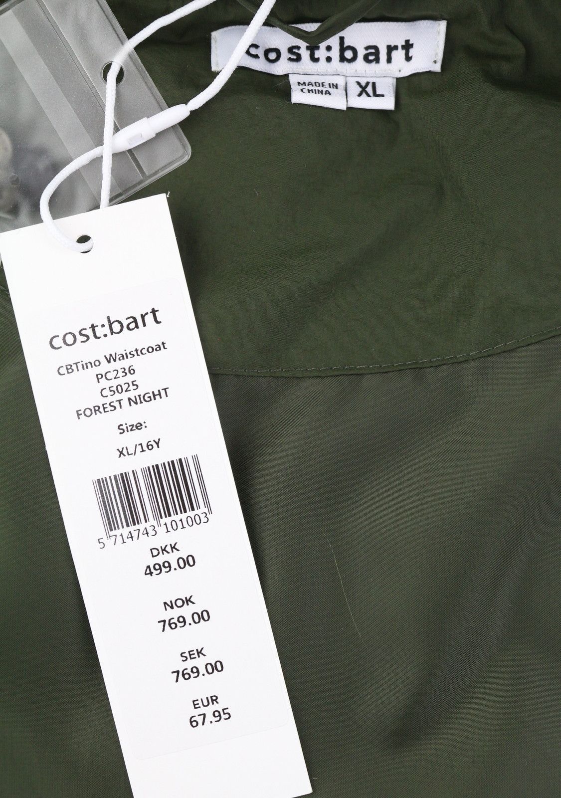 Other CBTINO XL Forest Night Green Padded Patch Vest 88035 Size US XL / EU 56 / 4 - 8 Thumbnail