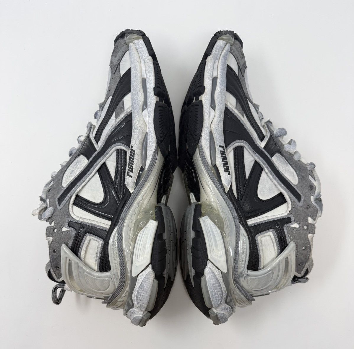 Balenciaga Balenciaga Runner Sneaker Grey/White/Black Size US 8 / EU 41 - 3 Thumbnail
