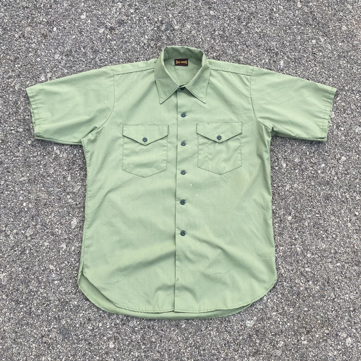 Vintage 1950s BIG SMITH Selvedge Workshirt Union Made Size US L / EU 52-54 / 3 - 1 Thumbnail
