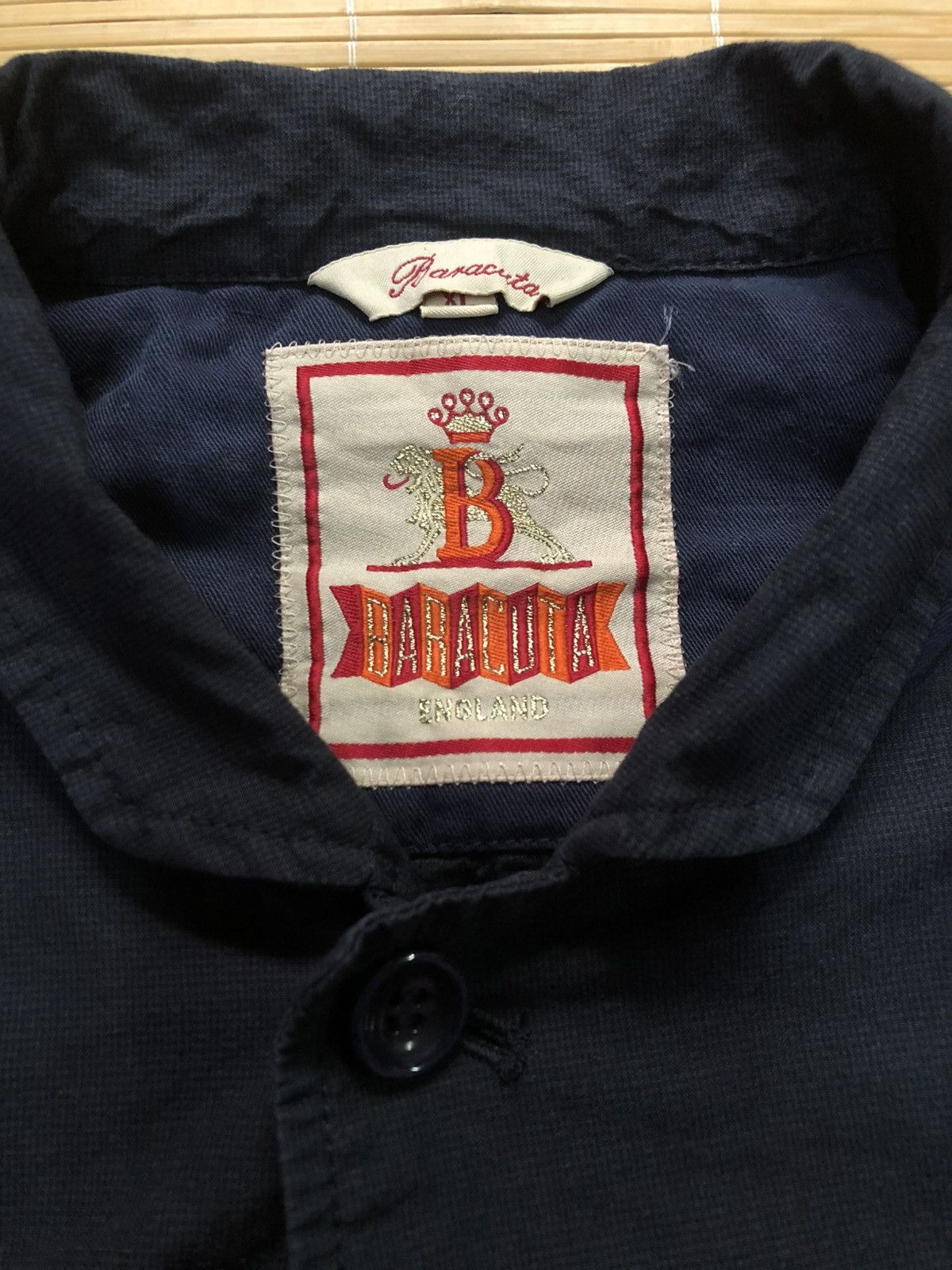 Baracuta Vintage Baracuta mandarin collar jacket hemp blend Size US L / EU 52-54 / 3 - 4 Thumbnail