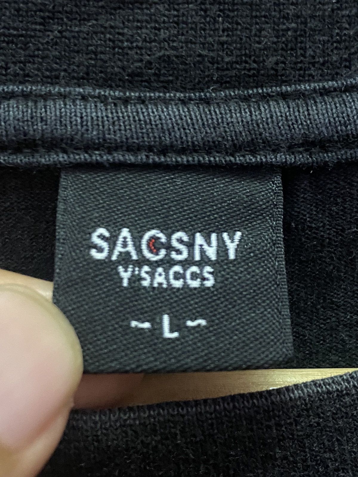 Yohji Yamamoto Vintage SACSNY Y'SACCS Yohji Yamamoto Tee Size US L / EU 52-54 / 3 - 7 Thumbnail