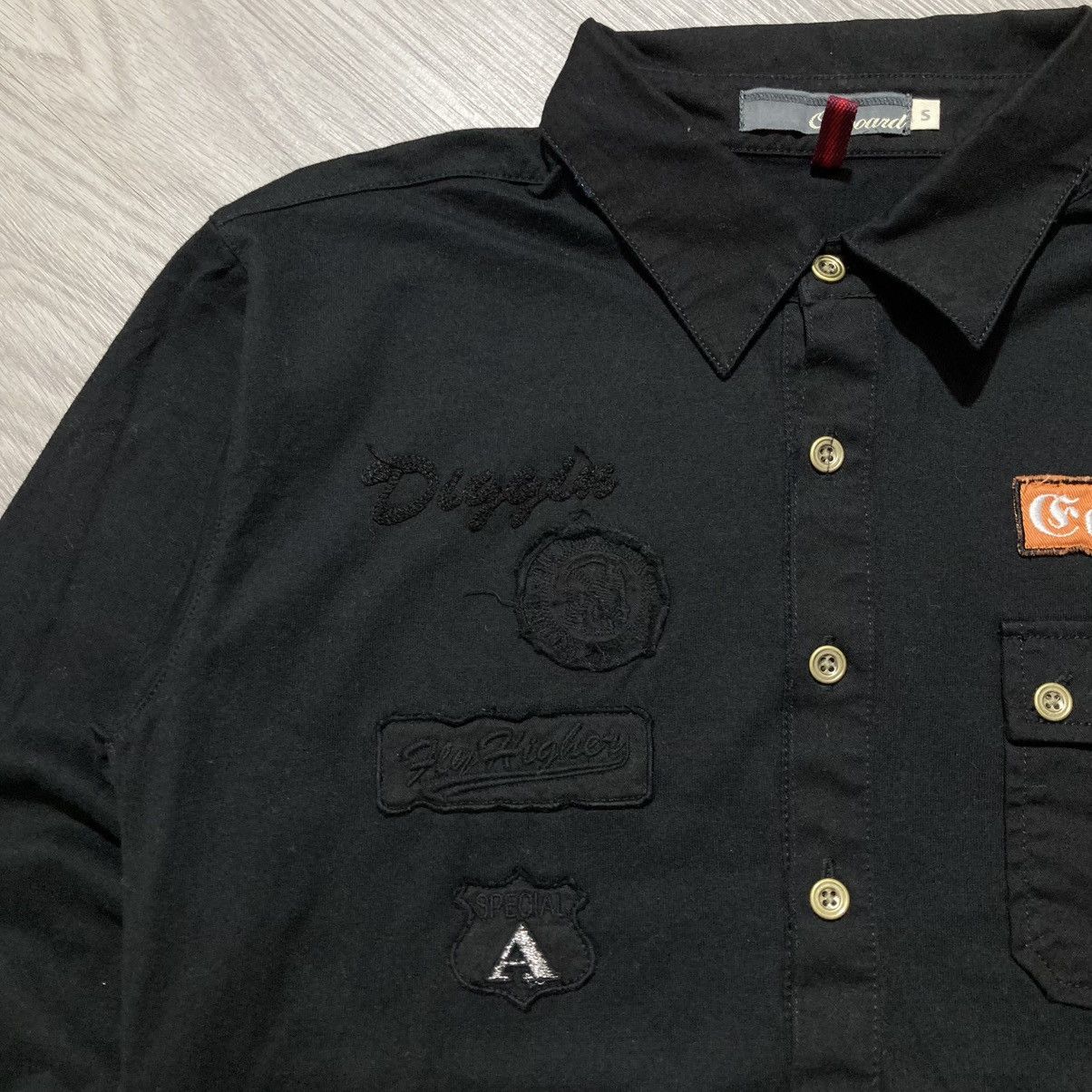 14th Addiction 2000s On Board Patch Logo Halfbutton Shirt Gothic Punk Style Size US S / EU 44-46 / 1 - 5 Thumbnail