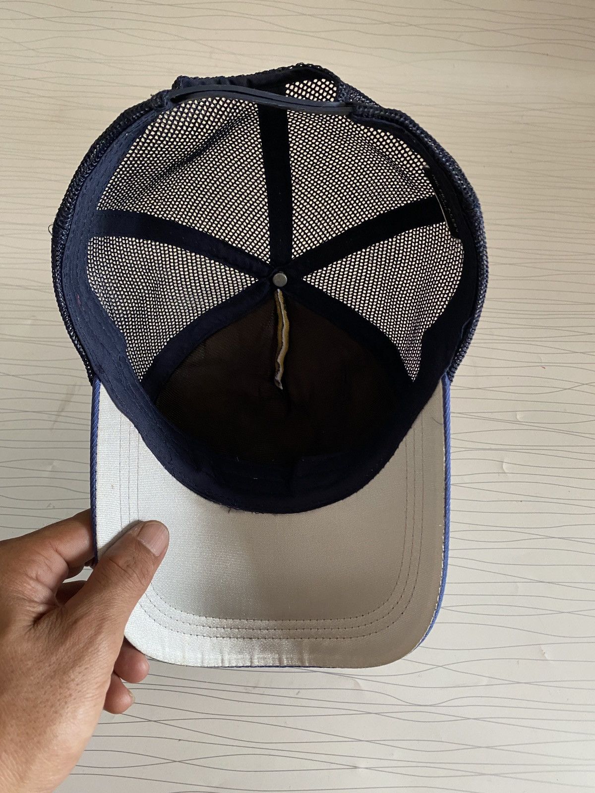 Other Vintage Michel Klein Trucker Hat Size ONE SIZE - 9 Thumbnail