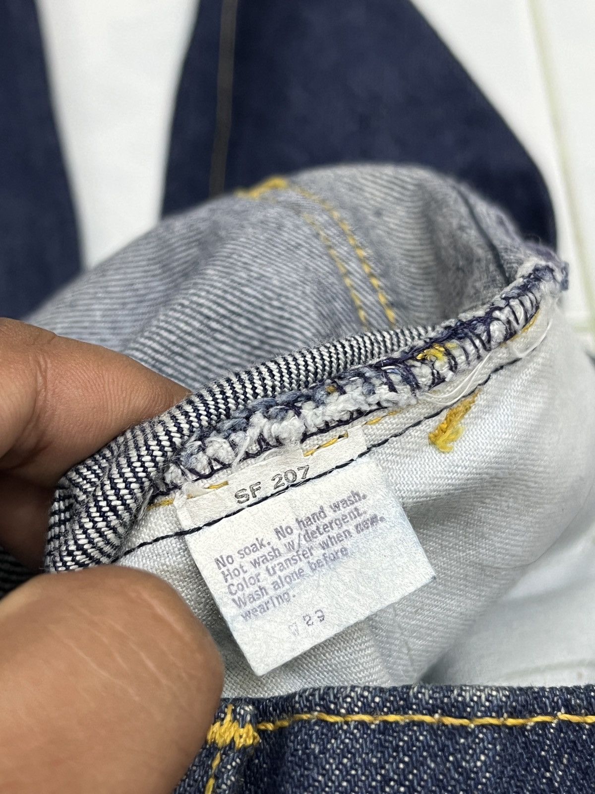 Levi's 🔥🔥🔥VTG 70’s LEVIS FRESH PRODUCE FLARED DENIM Size 28" / US 6 / IT 42 - 11 Thumbnail
