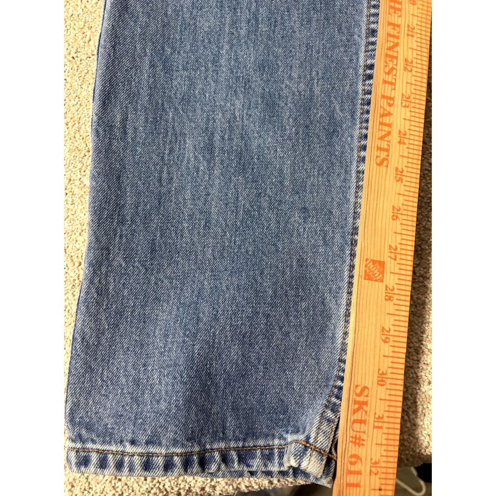 Gap VINTAGE Gap Blue Jeans Mens 34x30 Denim Straight Leg Regular Fit 90s Blue Jeans Pocket Logo Size US 34 / EU 50 - 2 Thumbnail