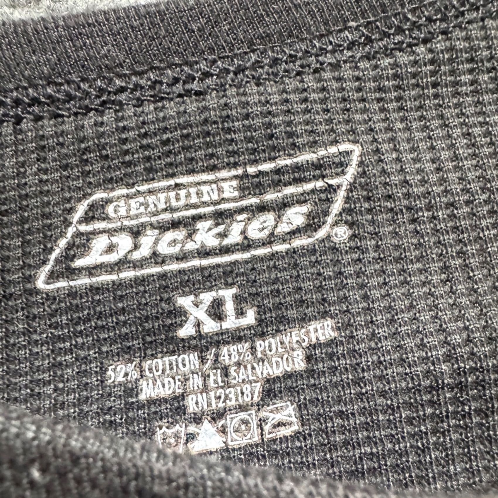 Dickies Dickies Thermal Long Sleeve Shirt Men XL Black Cotton Blend Pullover Badge: Regular/XL | Distressed Pre-Owned Size US XL / EU 56 / 4 - 3 Thumbnail