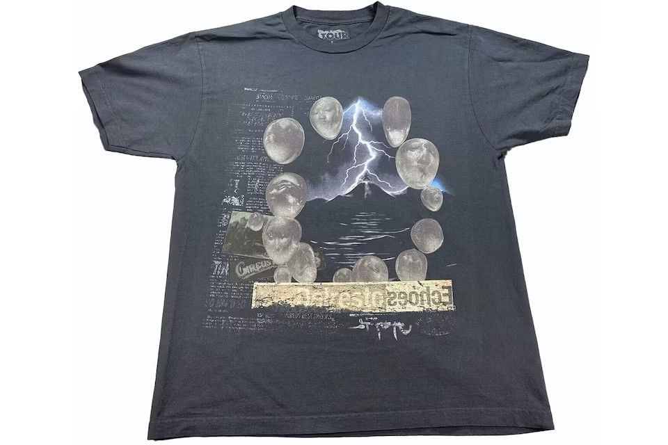 image of Travis Scott Utopia Tour Delresto Tee in Black, Men's (Size Medium)