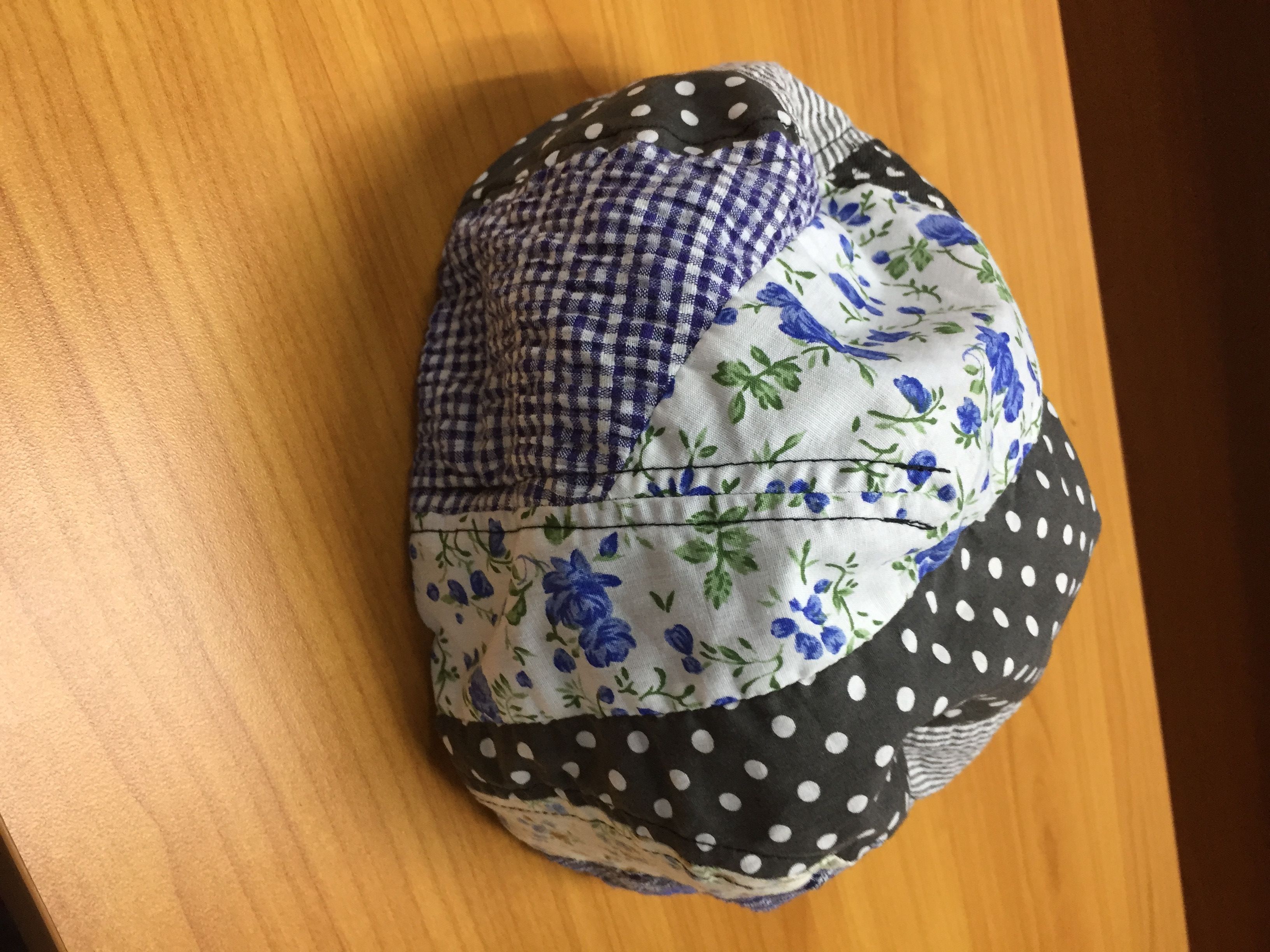 Beams Flat Cap Patchwork
