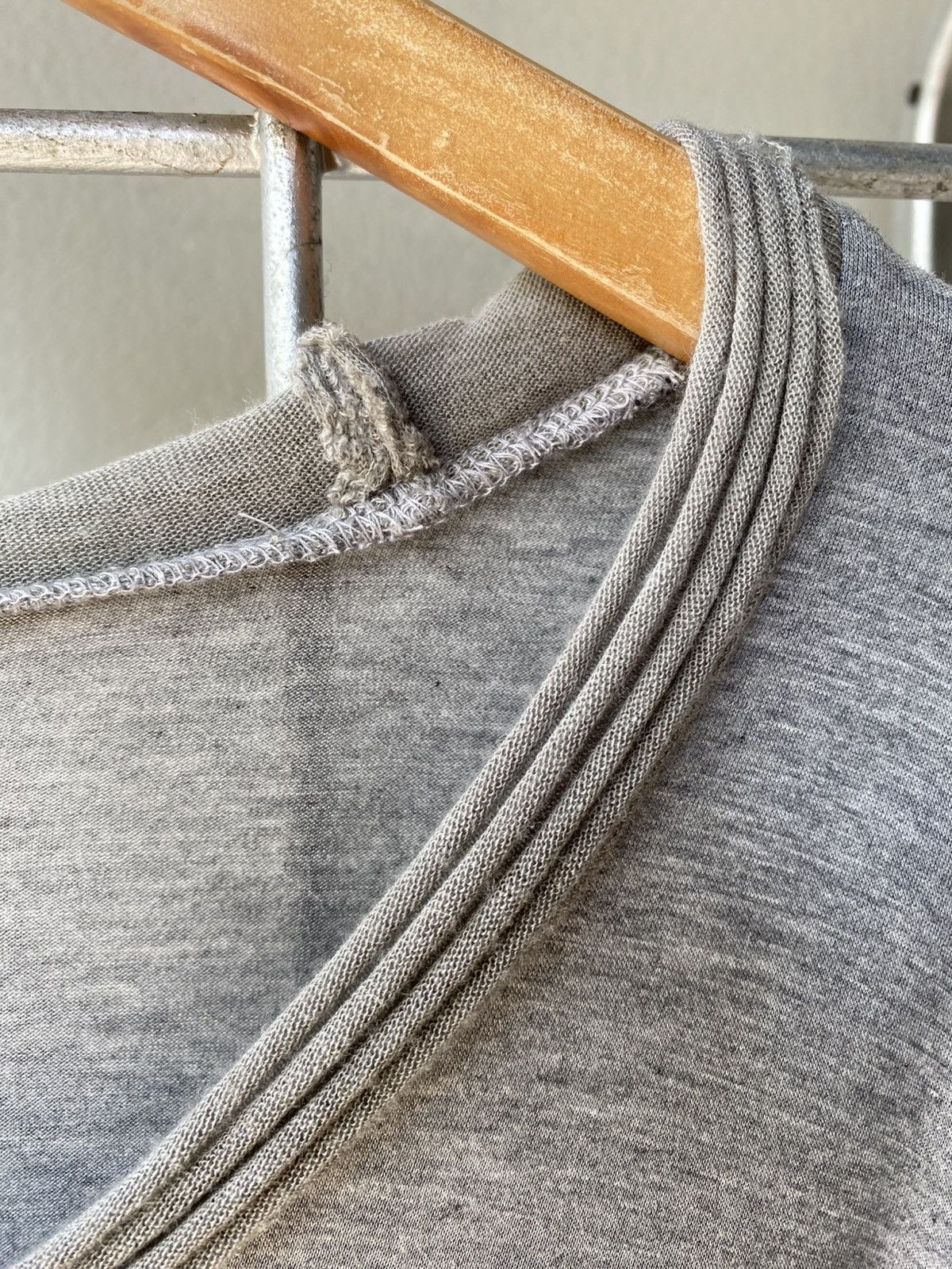 Katharine Hamnett London KATHARINE HAMNETT LONDON Gray Sheer Long-Sleeve Tee Size M / US 6-8 / IT 42-44 - 7 Thumbnail