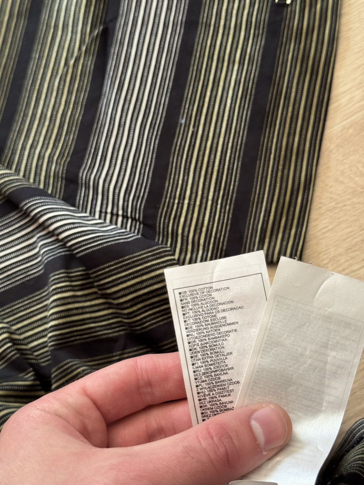 Nike Vintage 00’s Nike x Tiger Woods y2k Stripes Rare Polo Shirt Size US L / EU 52-54 / 3 - 8 Thumbnail