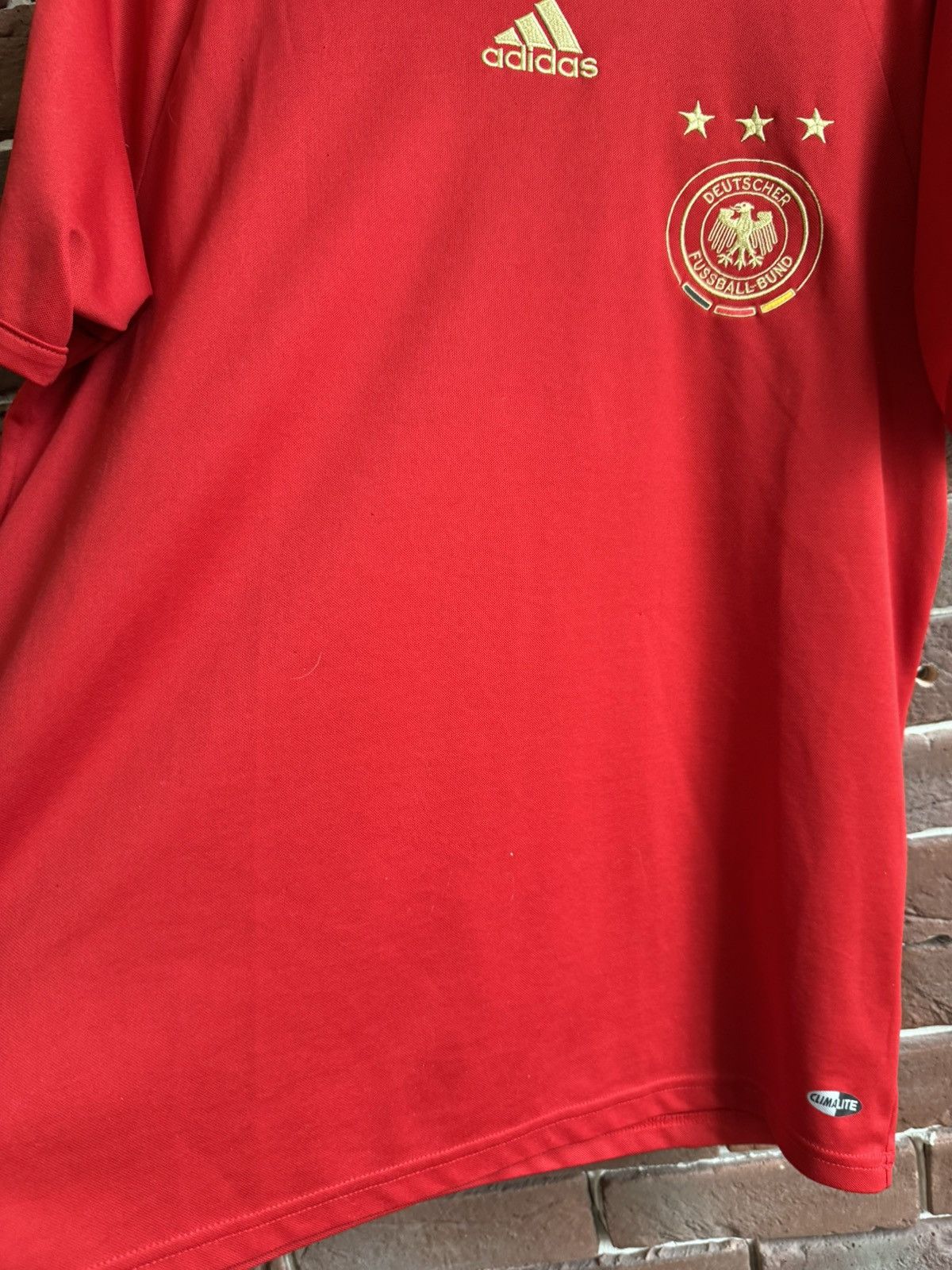 Vintage Rare Vintage 00s Germany Red 2008 Jersey Adidas Soccer Size US M / EU 48-50 / 2 - 6 Thumbnail