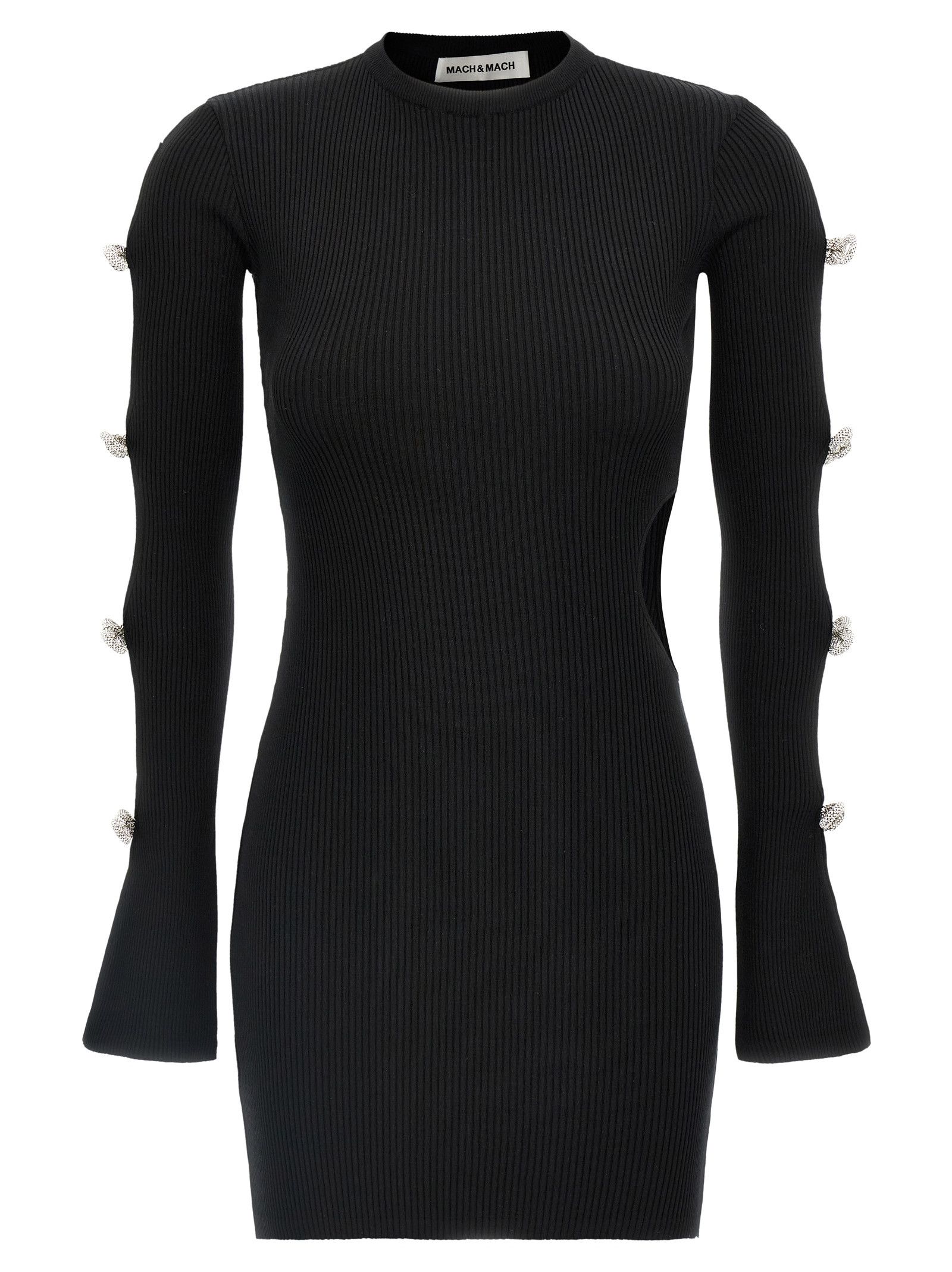 MACH & MACH 'Cut-Out Crystal Bow' dress Size L / US 10 / IT 46 - 1 Thumbnail