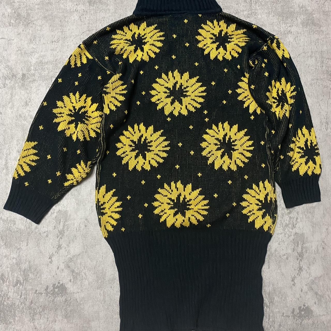 Other Black and yellow vintage 70s knit sweater knitwear Size M / US 6-8 / IT 42-44 - 4 Thumbnail