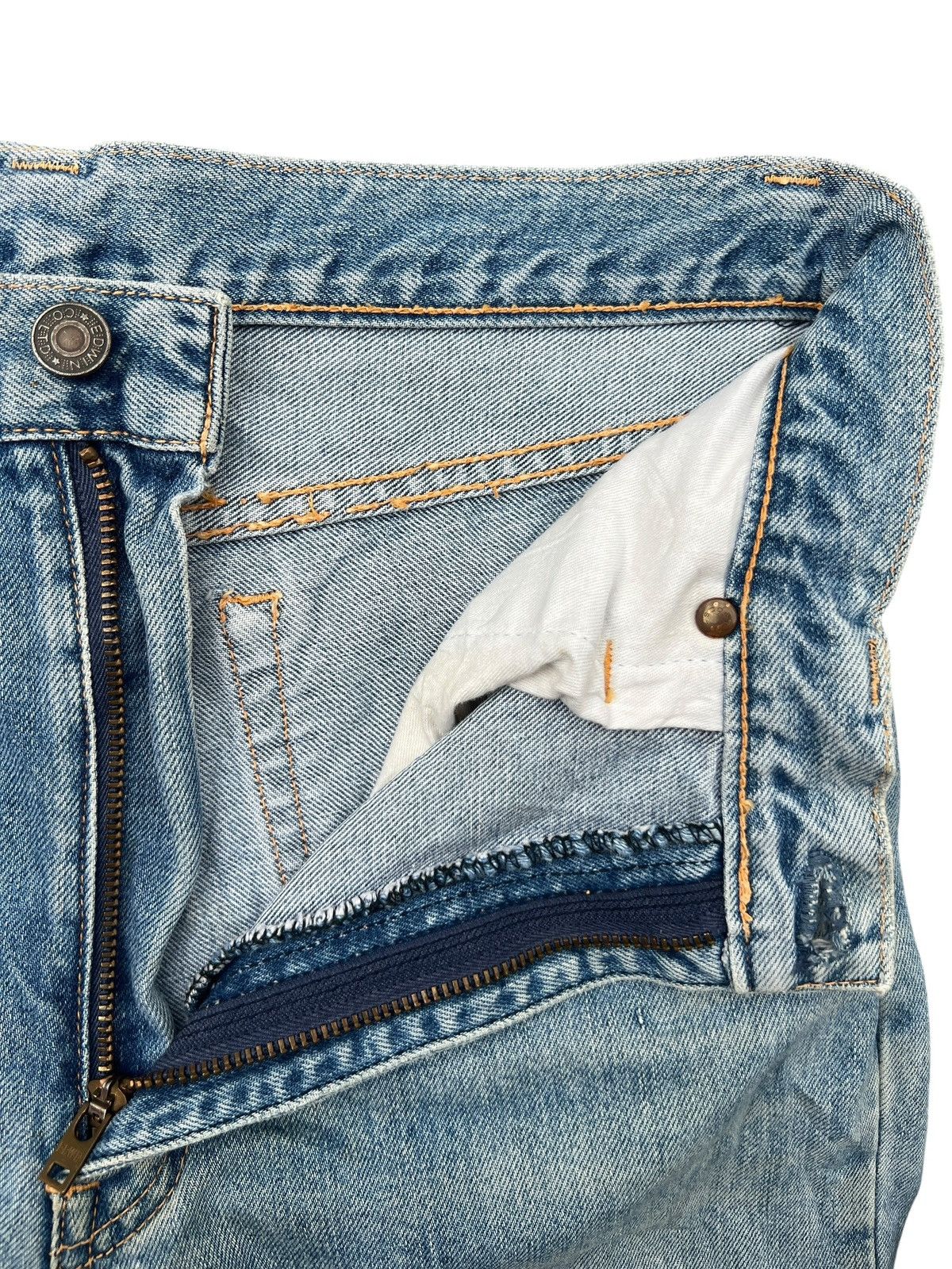 Edwin Vintage Edwin Japan Distressed Denim Jeans 31x32 Size US 31 - 9 Thumbnail