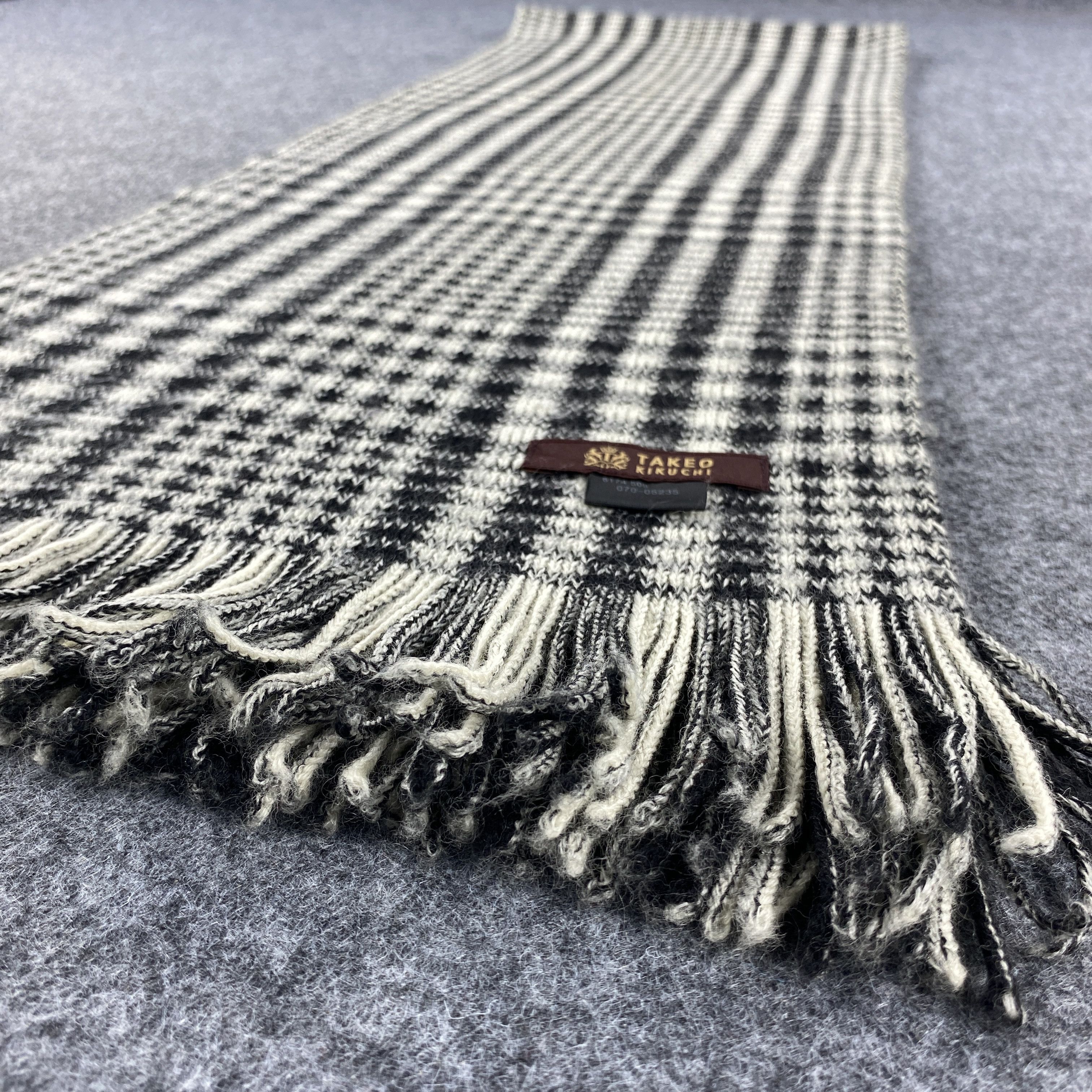 Takeo Kikuchi × Vintage Takeo Kikuchi Scarf # Muffler # Neckwear # D430 Size ONE SIZE - 7 Thumbnail
