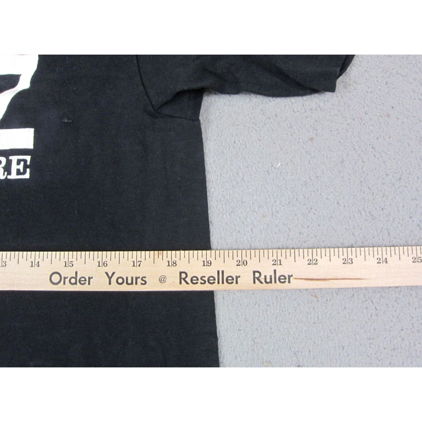 Hanes Vintage Hanes Shirt Mens L Black Short Sleeve Cotton Polyester 80s Retro 90s Jazz Dance Theatre USA Logo Shirt Size US L / EU 52-54 / 3 - 6 Thumbnail