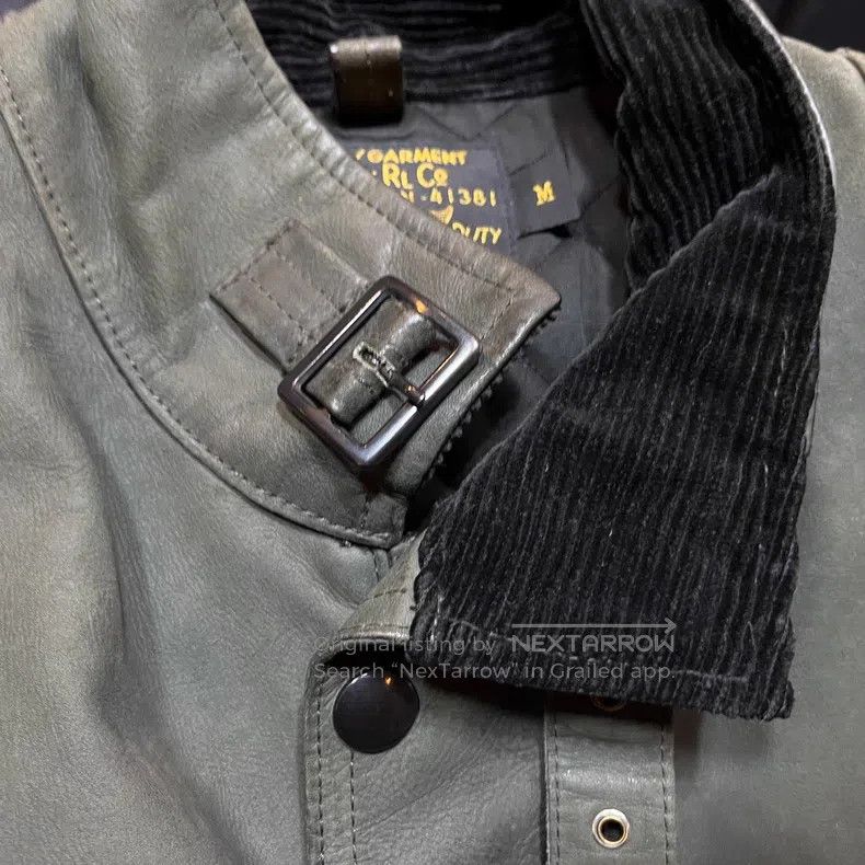 RRL Ralph Lauren RRL Ralph Lauren Vintage Distressed Biker Leather Jacket Size US M / EU 48-50 / 2 - 5 Thumbnail