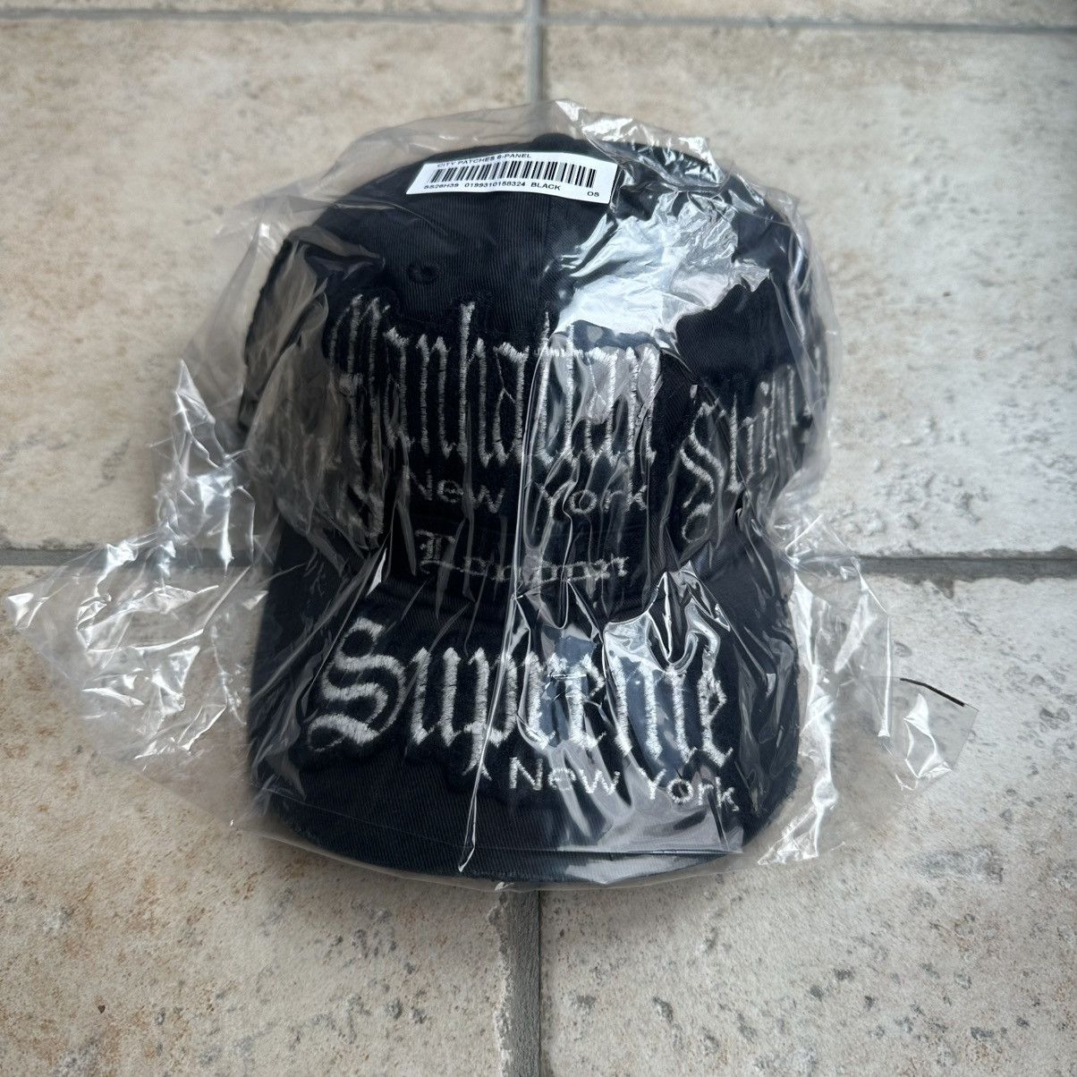 Supreme Supreme City Patches 6-Panel (SS26) Black Size ONE SIZE - 1 Thumbnail