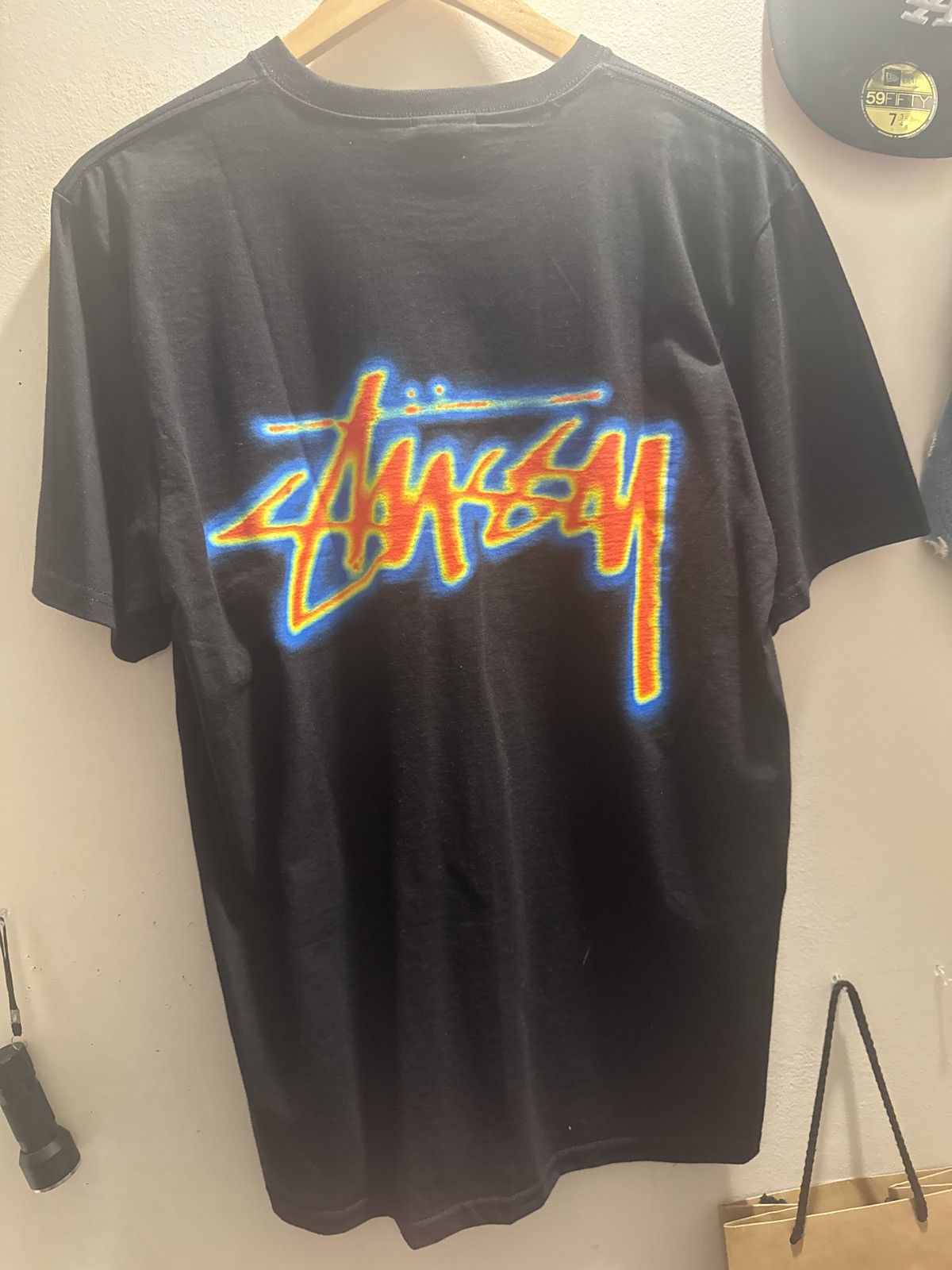 Stussy Stussy Thermal Tee New (black) (medium) Size US M / EU 48-50 / 2 - 2 Thumbnail