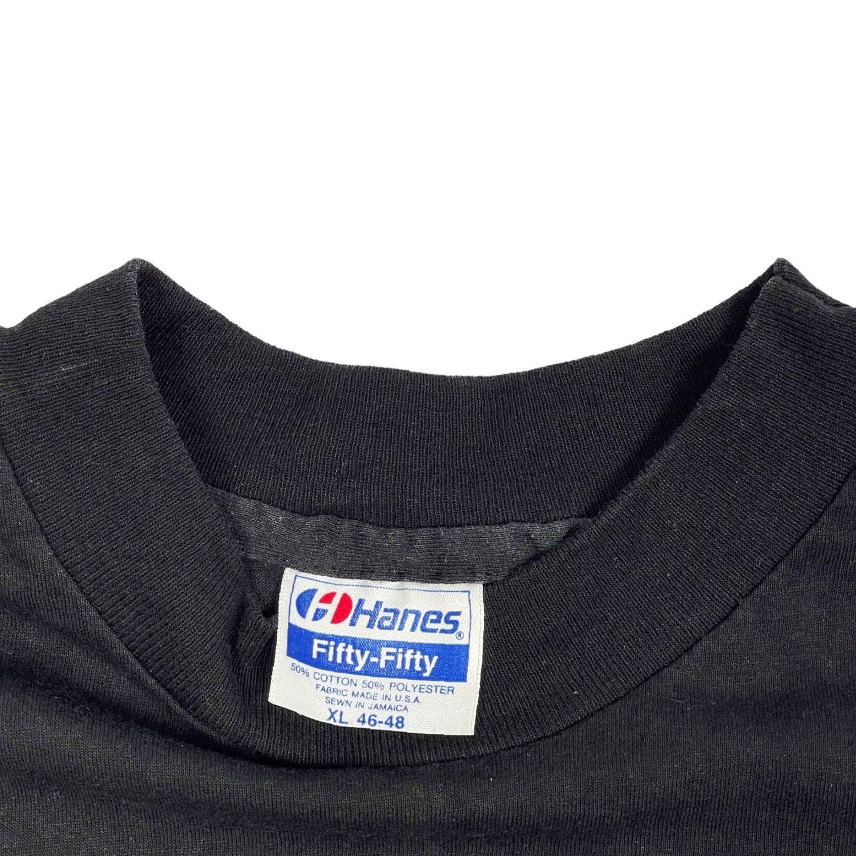 Hanes VTG Hanes MLK Martin Luther King Jr March on FL 4th Anniv Crew Neck Short Sleeve T-Shirt XL Black Unisex Adults Graphic Print Size US XL / EU 56 / 4 - 4 Thumbnail