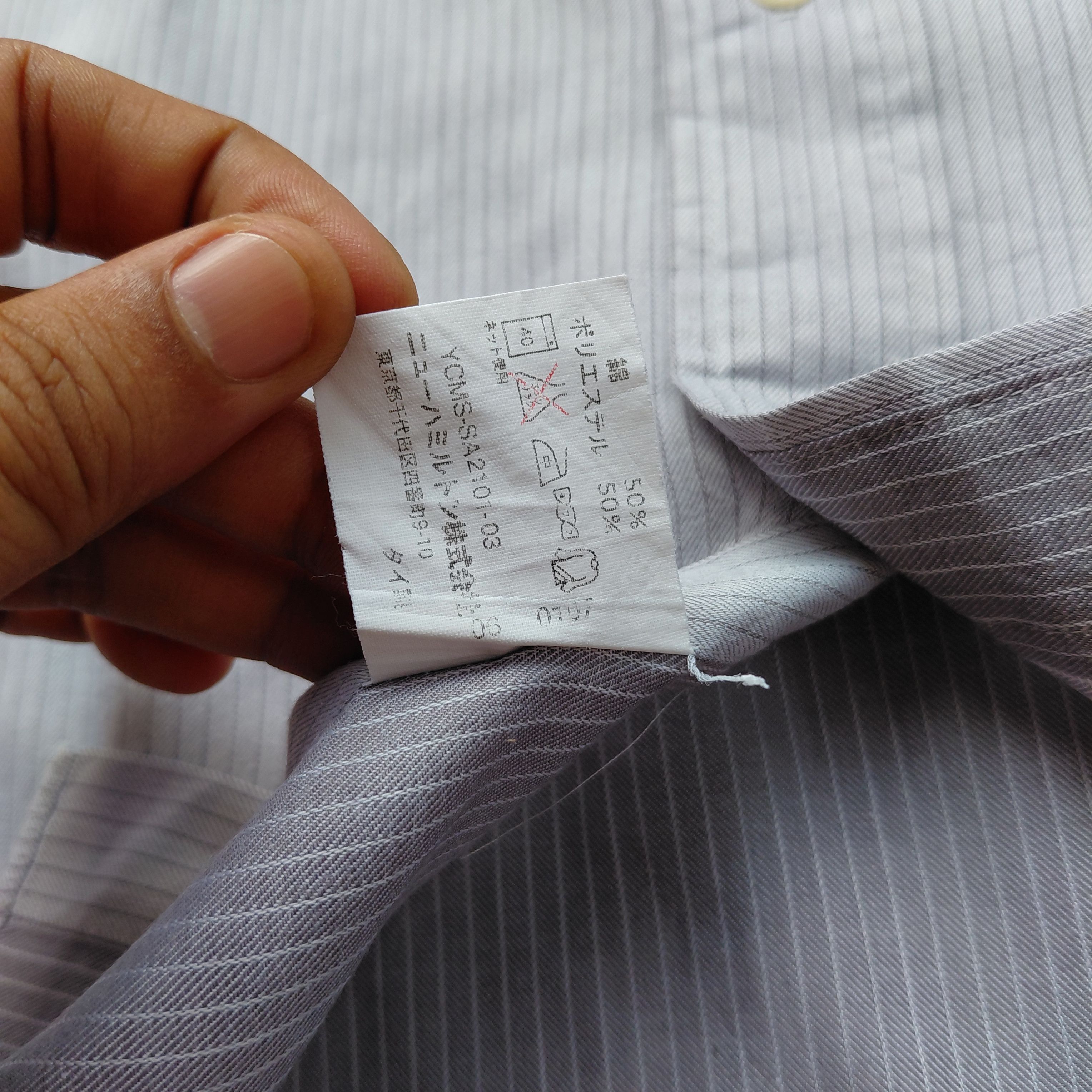 Yohji Yamamoto Y'Saccs Yohji Yamamoto Shirt Size US L / EU 52-54 / 3 - 4 Thumbnail