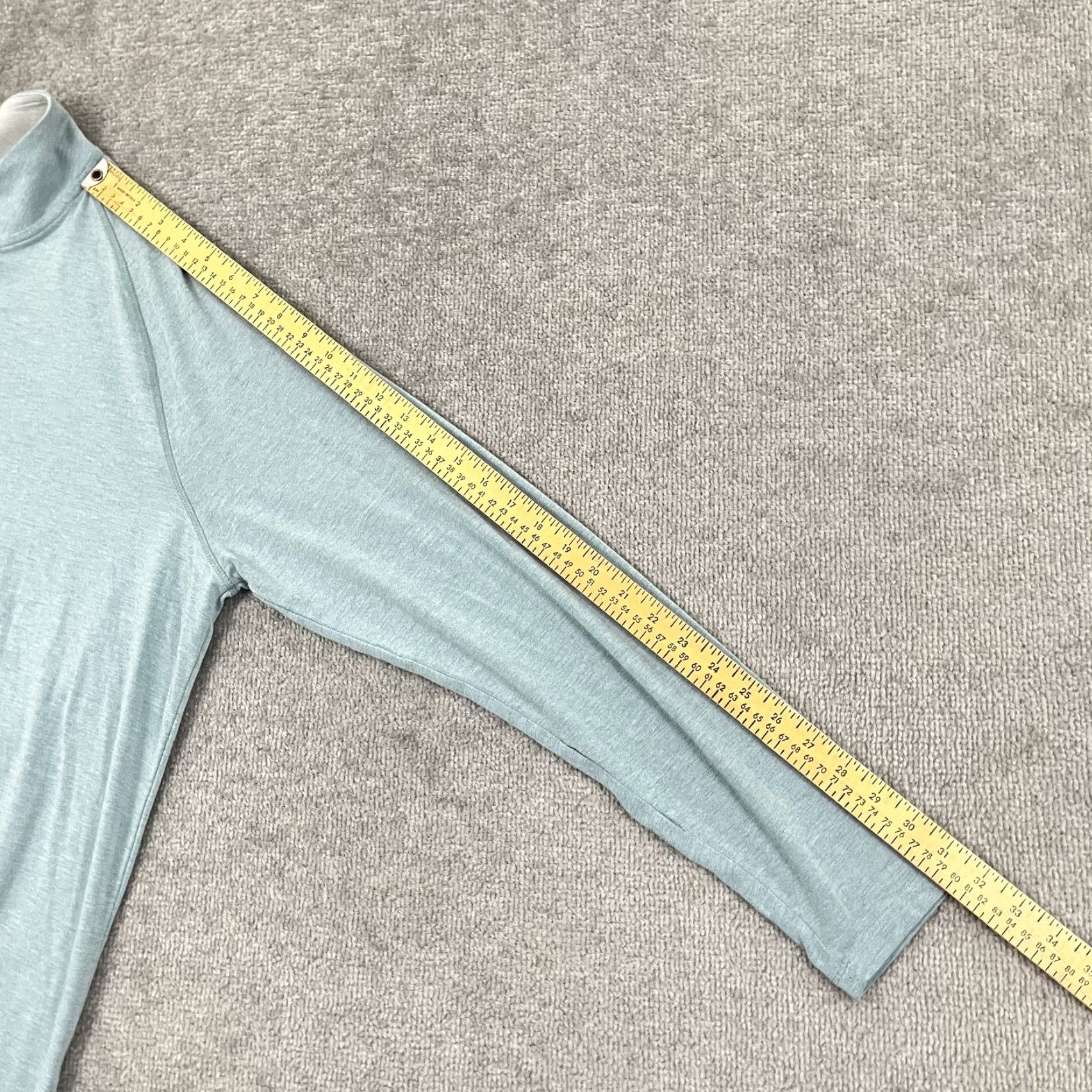 Vintage Free Fly Sweater XL Blue Quarter 1/4 Zip Pullover Bamboo Performance Hike Mens Size US XL / EU 56 / 4 - 7 Thumbnail