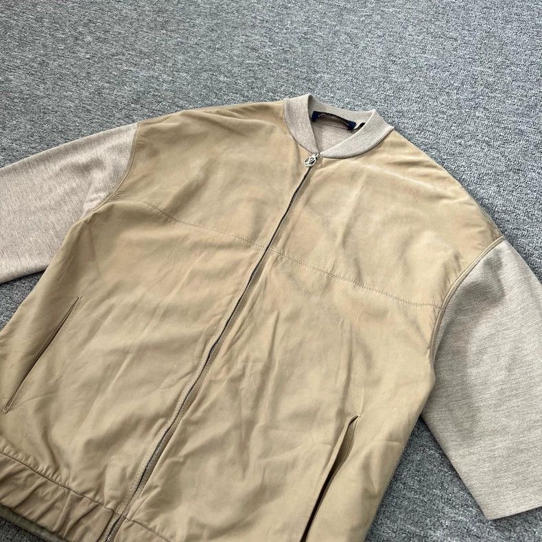 Louis Vuitton Louis Vuitton Khaki parquet short sleeve zipper jacket 2505 Size US M / EU 48-50 / 2 - 3 Thumbnail