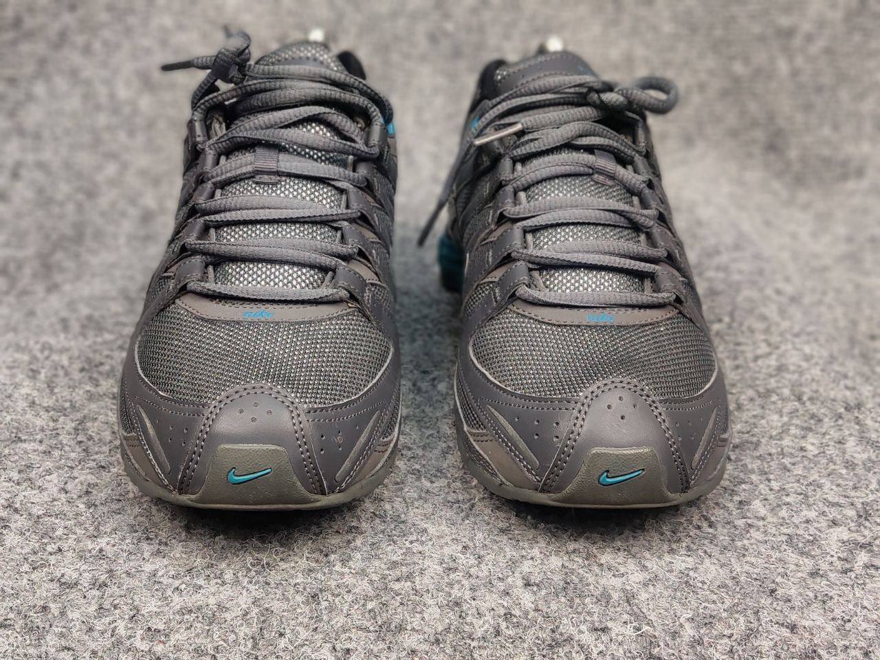 Nike Vintage Nike Shox NZ Cool Grey Cyber Y2K Style Sneakers Size US 7 / IT 37 - 13 Thumbnail