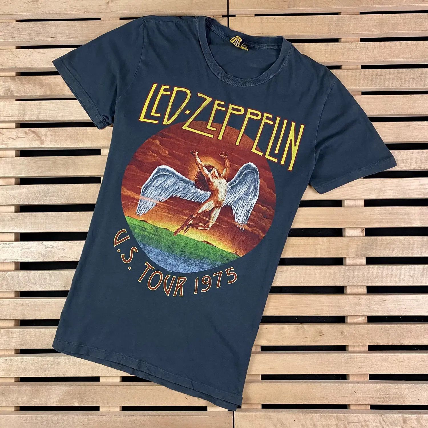 Band Tees × Vintage Mens T-Shirt Led Zeppelin Size S Size US S / EU 44-46 / 1 - 1 Thumbnail