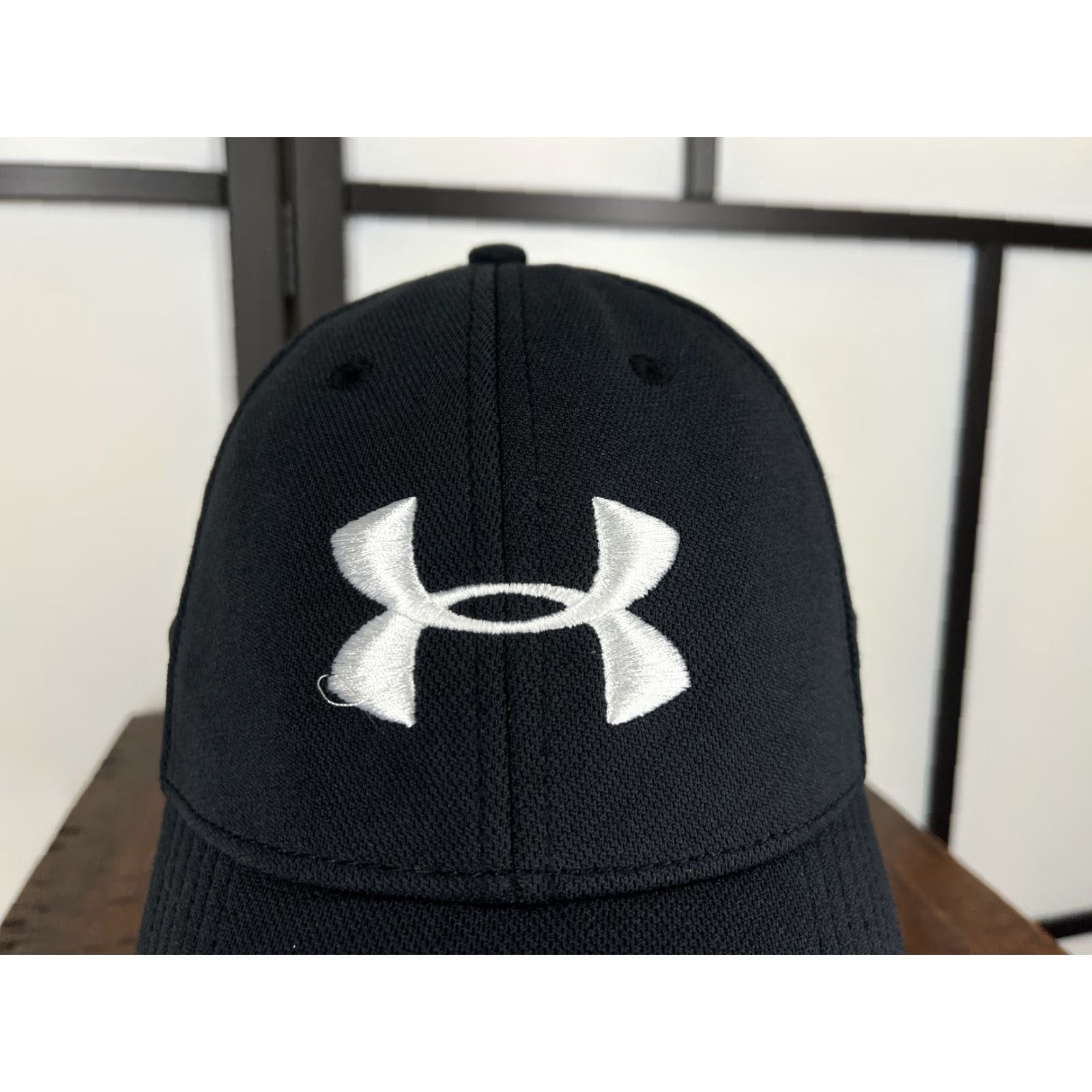 Under Armour Under Armour Hat Cap Fitted Mens Large White Embroidered Sports Cotton Polyester Baseball Cap Mens L White Sports Baseball Cap Under Armour Size ONE SIZE - 2 Thumbnail