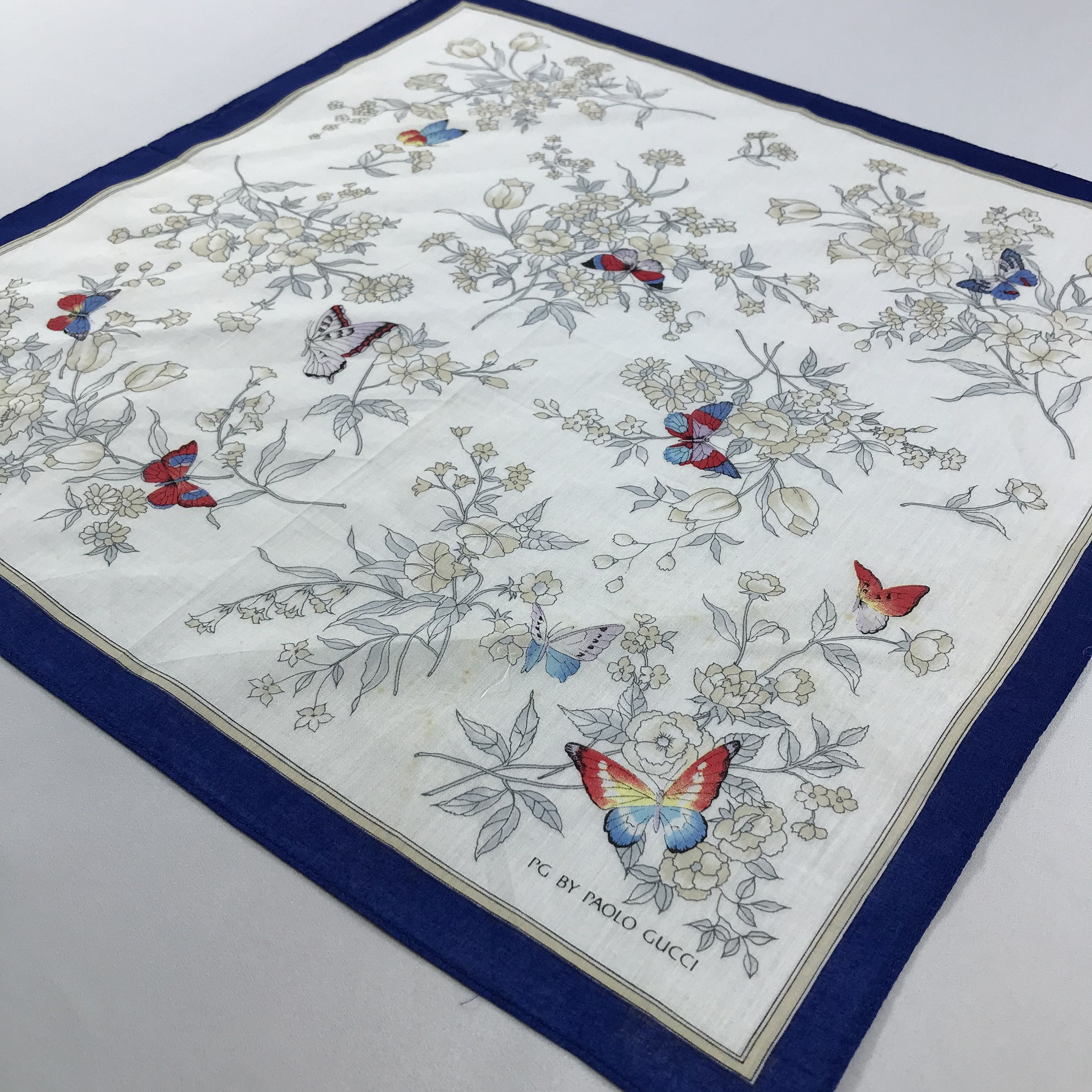 Paolo Gucci × Vintage Paolo Gucci Bandana / Handkerchief / Neckerchief - S2192 Size ONE SIZE - 2 Thumbnail