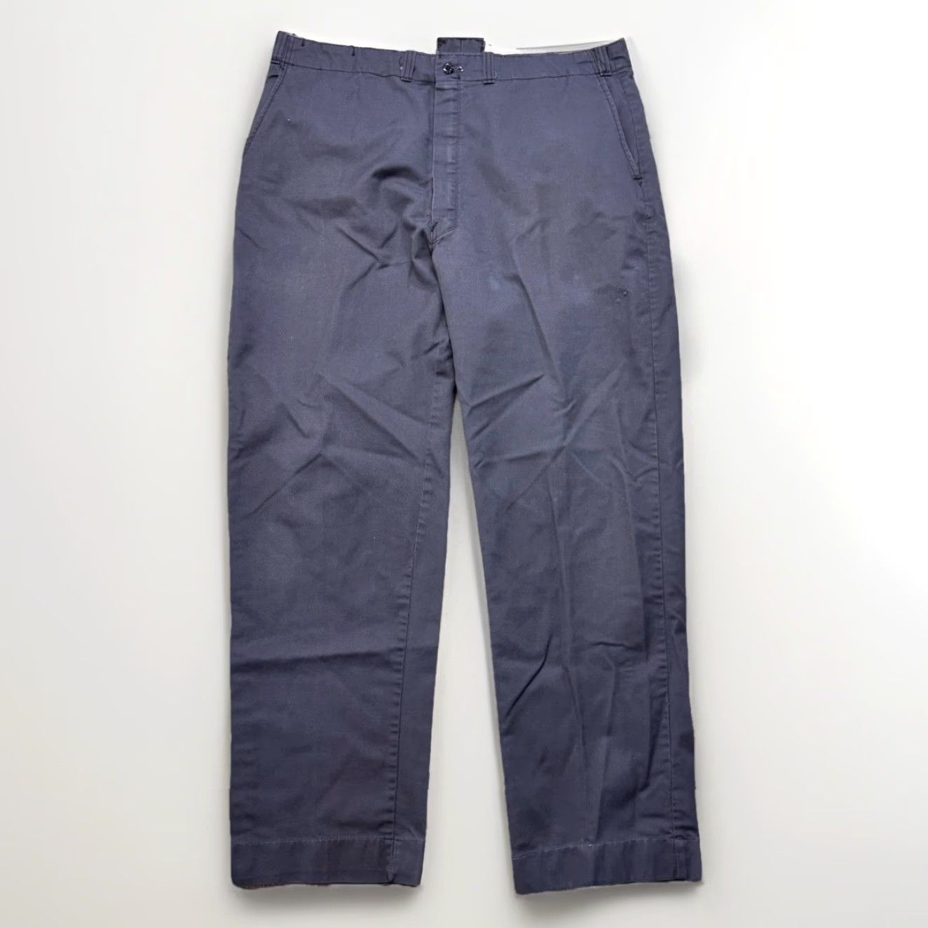 Vintage VINTAGE Chino Pants Mens 36x30 Workwear Zip Fly USA Made Grey Size US 36 / EU 52 - 2 Thumbnail