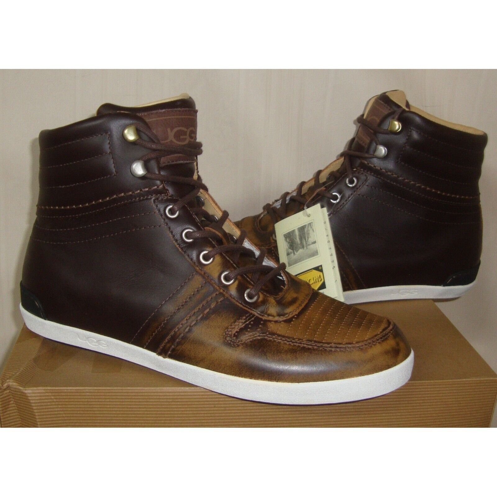 Other UGG EMPIRE Men's Chestnut Leather Sneakers Size US 9,EU 42 Size US 9 / EU 42 - 1 Thumbnail