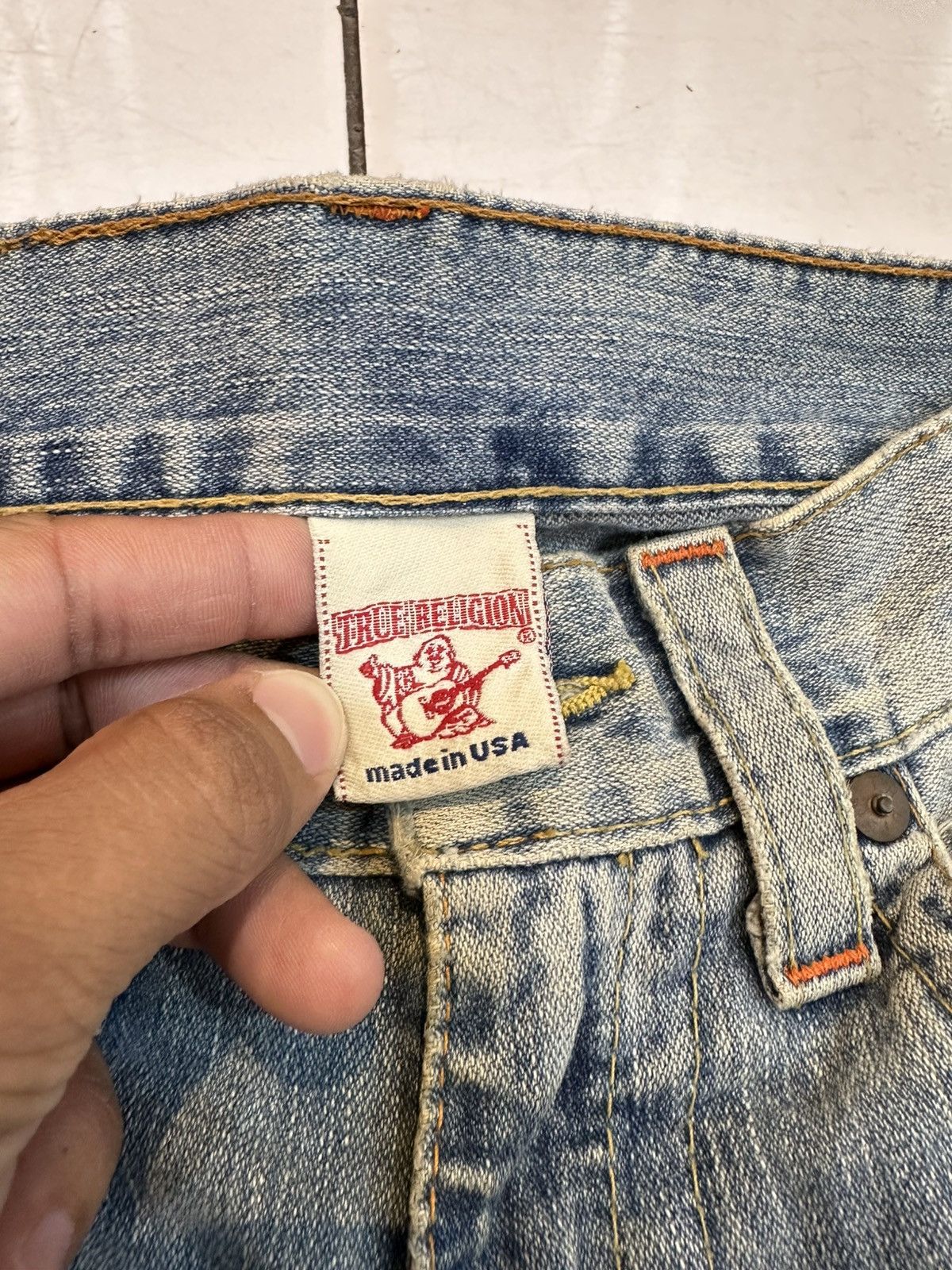 True Religion Distressed True Religion Chief Keef Flare Jeans Y2K Goa Lgb Size US 33 - 4 Thumbnail