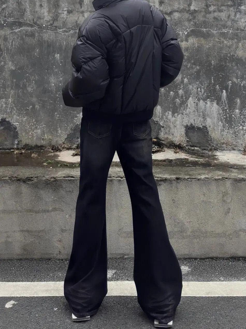 Japanese Brand Retro slim fit micro flared jeans Size US 32 / EU 48 - 3 Thumbnail