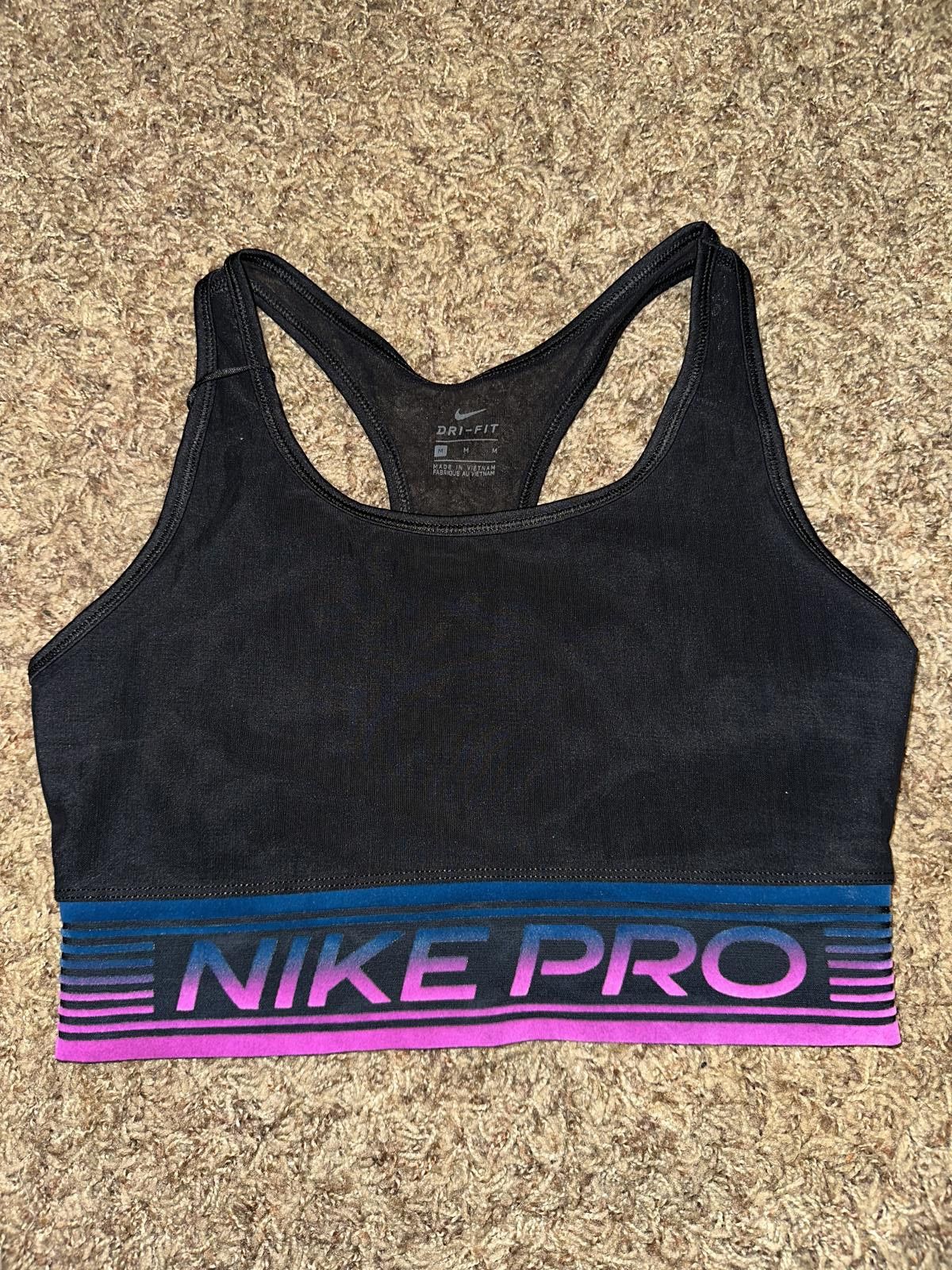 Nike Nike Dri-Fit Swoosh Medium-Support Padded Sports Bra Size ONE SIZE - 1 Thumbnail