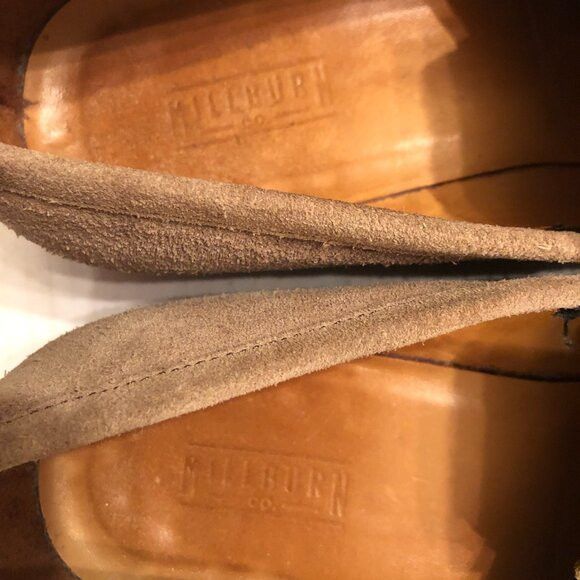 Other Millburn men's tan leather suede slip on loafers size:11.5 Size US 11.5 / EU 44-45 - 7 Thumbnail