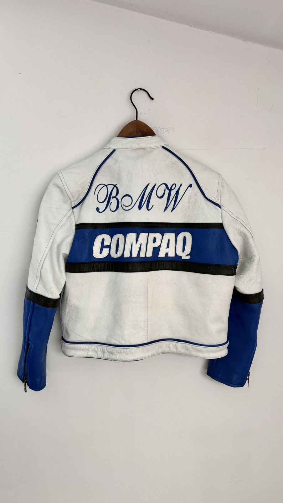 BMW Vintage BMW x Compaq Racing Leather Jacket Size US M / EU 48-50 / 2 - 8 Thumbnail