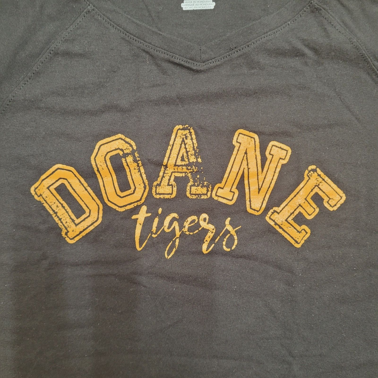 Champion Champion Doane Tigers T-Shirt Womens Small (Fits XS) V-Neck Size S / US 4 / IT 40 - 2 Thumbnail