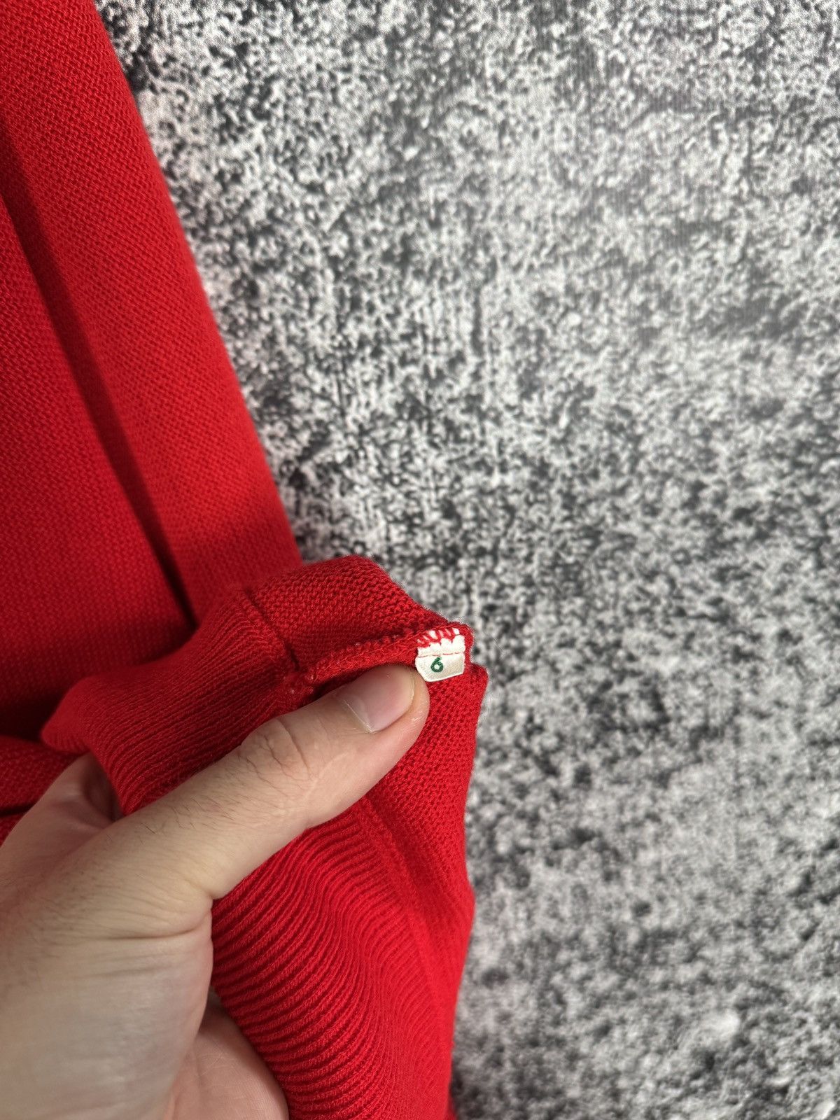 Lacoste Chemise Lacoste Vintage Red V-Neck Sweater Pullover Size 6 Size US XL / EU 56 / 4 - 9 Thumbnail