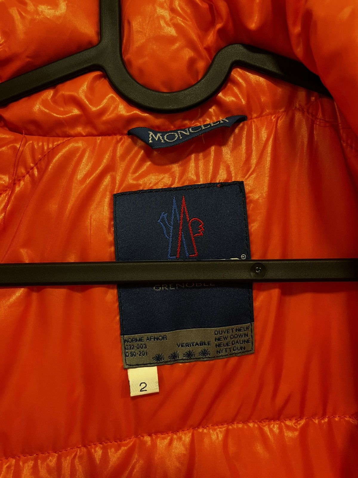 Moncler Moncler Orange Puffer Down Jacket Grenoble Rare Vintage Size US M / EU 48-50 / 2 - 14 Thumbnail