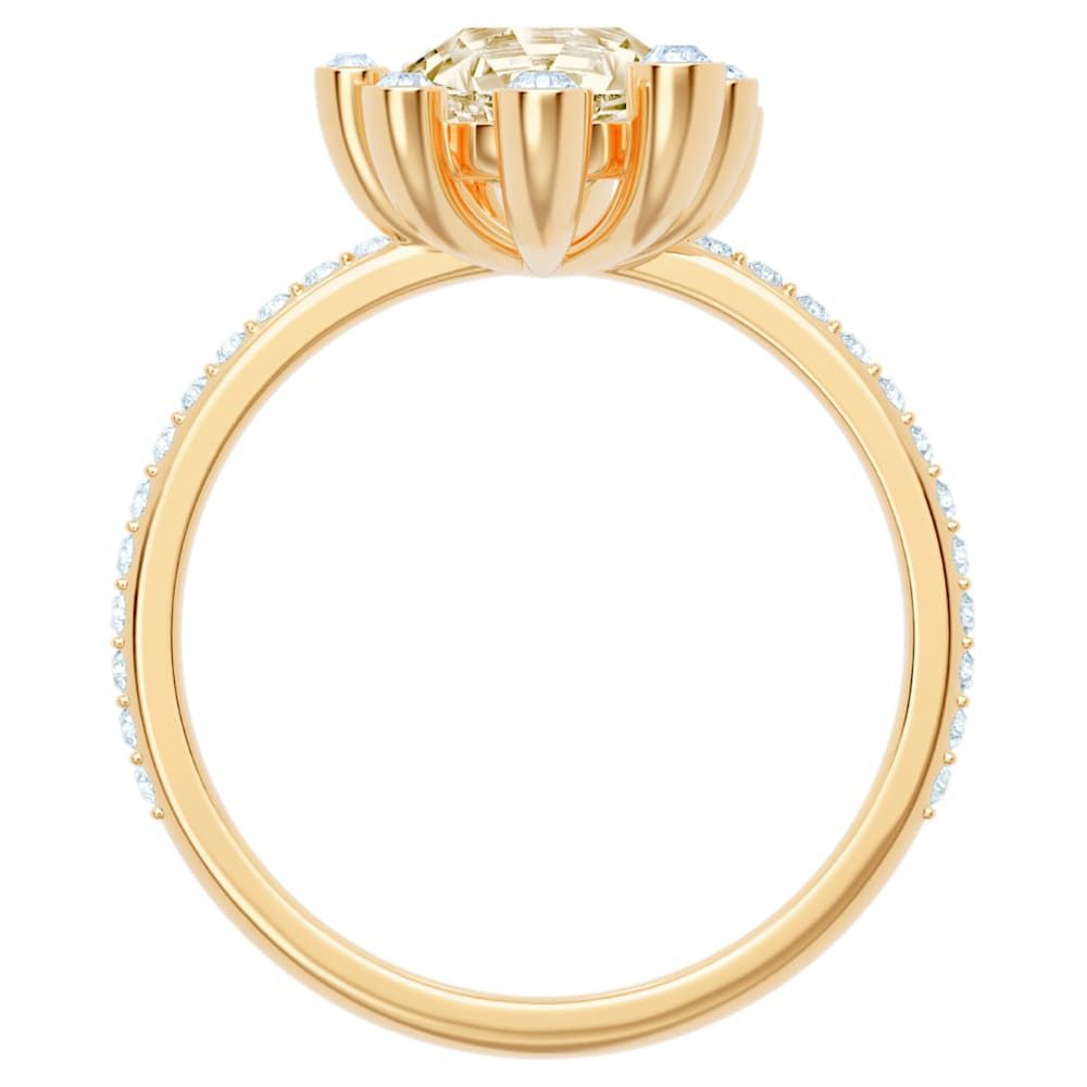 Swarovski Swarovski Olive Ring Multi-colored, Gold-tone plated USA 7 Size ONE SIZE - 5 Thumbnail