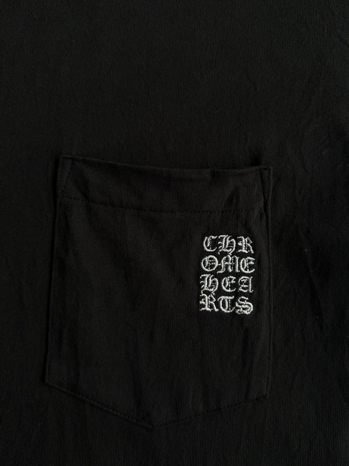 Chrome Hearts Rare - Embroidered EyeChart Tee Leather Tag Size US M / EU 48-50 / 2 - 4 Thumbnail