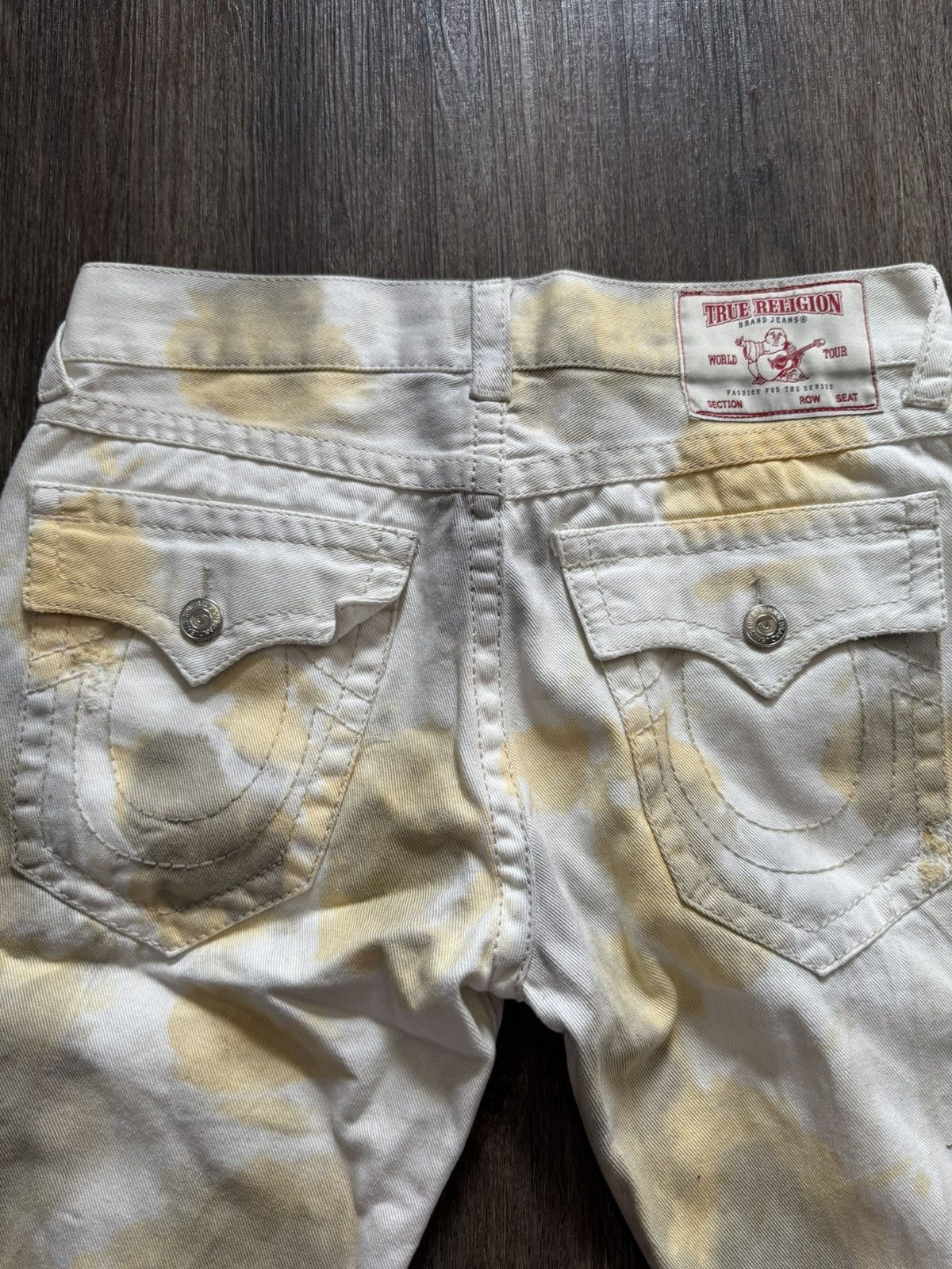 True Religion True Religion Bleached Jeans Size US 32 / EU 48 - 4 Thumbnail
