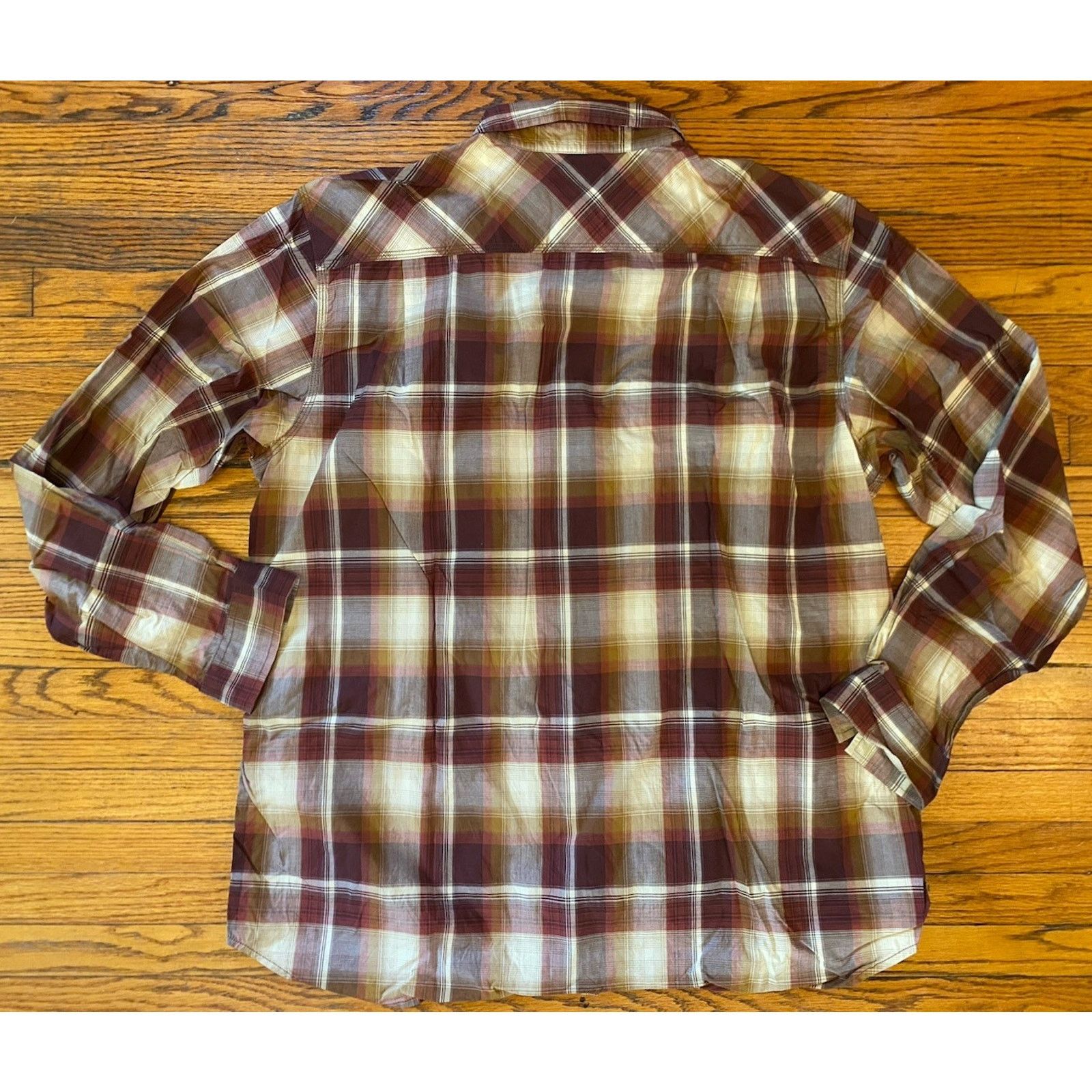 Carhartt Carhartt Pearl Snap Plaid Shirt Men’s Relaxed Fit 2XL Tall Size US XXL / EU 58 / 5 - 3 Thumbnail
