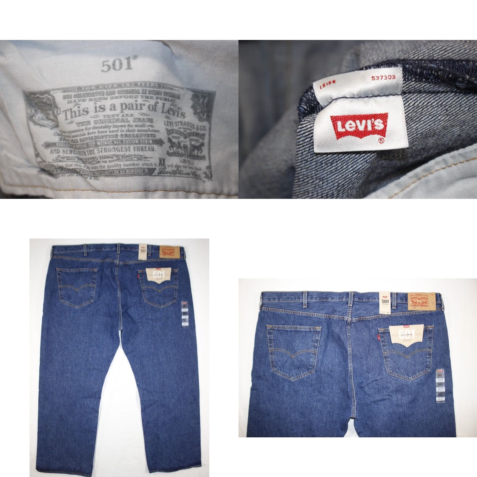 Levi's Levi's 501 Original Fit Jeans Shirt? (No, keep to title rules) Size US 34 / EU 50 - 9 Thumbnail
