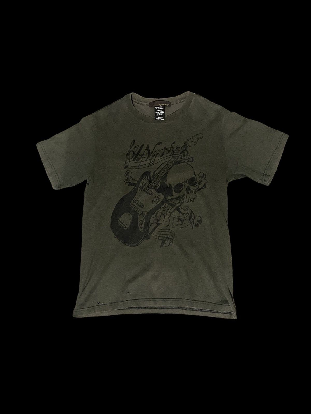 image of Number Nine X Magical Design Skull Shirt in Brown, Men's (Size Medium)