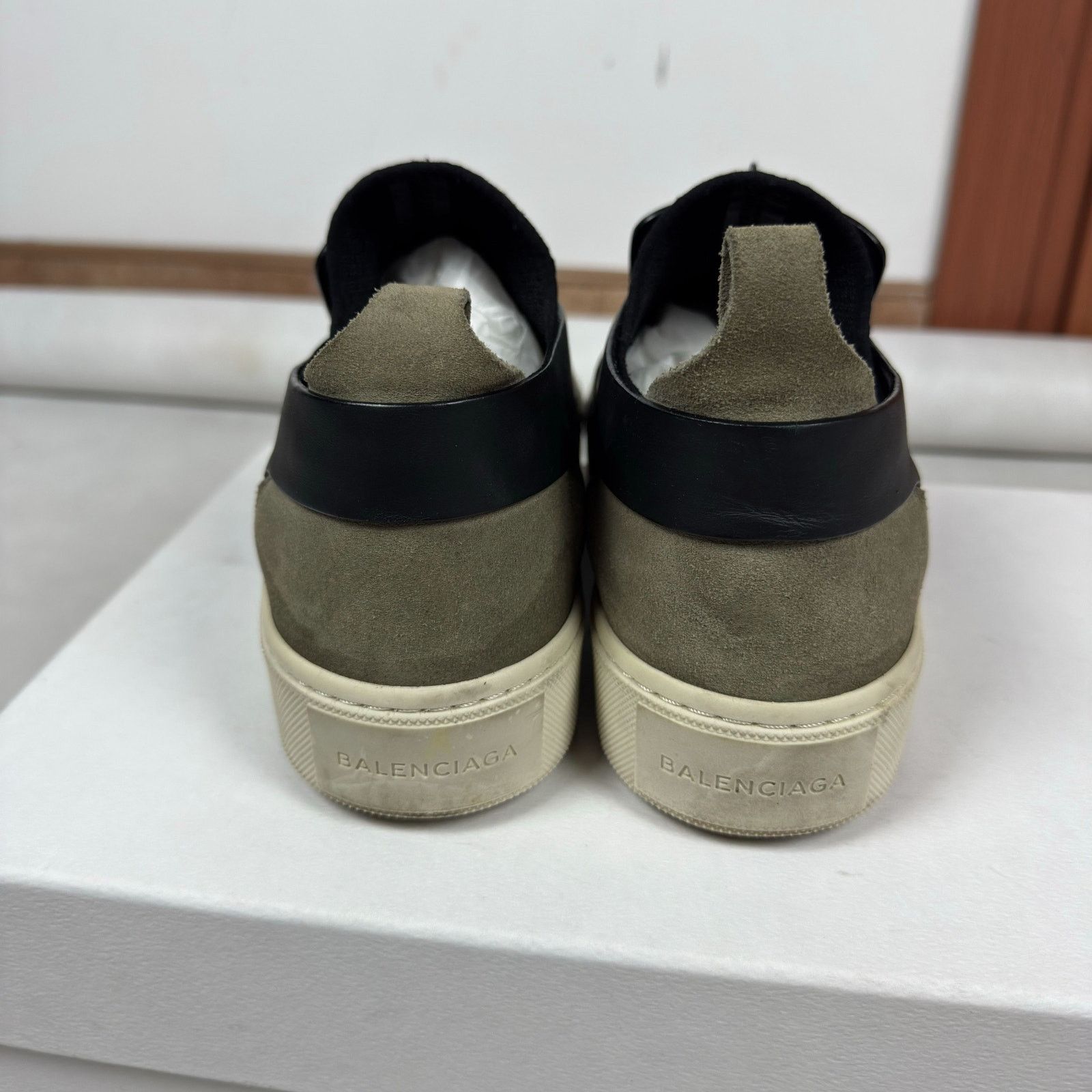 Balenciaga Balenciaga Black Slip On Sneakers Shoes 39 Size US 9 / IT 39 - 9 Thumbnail