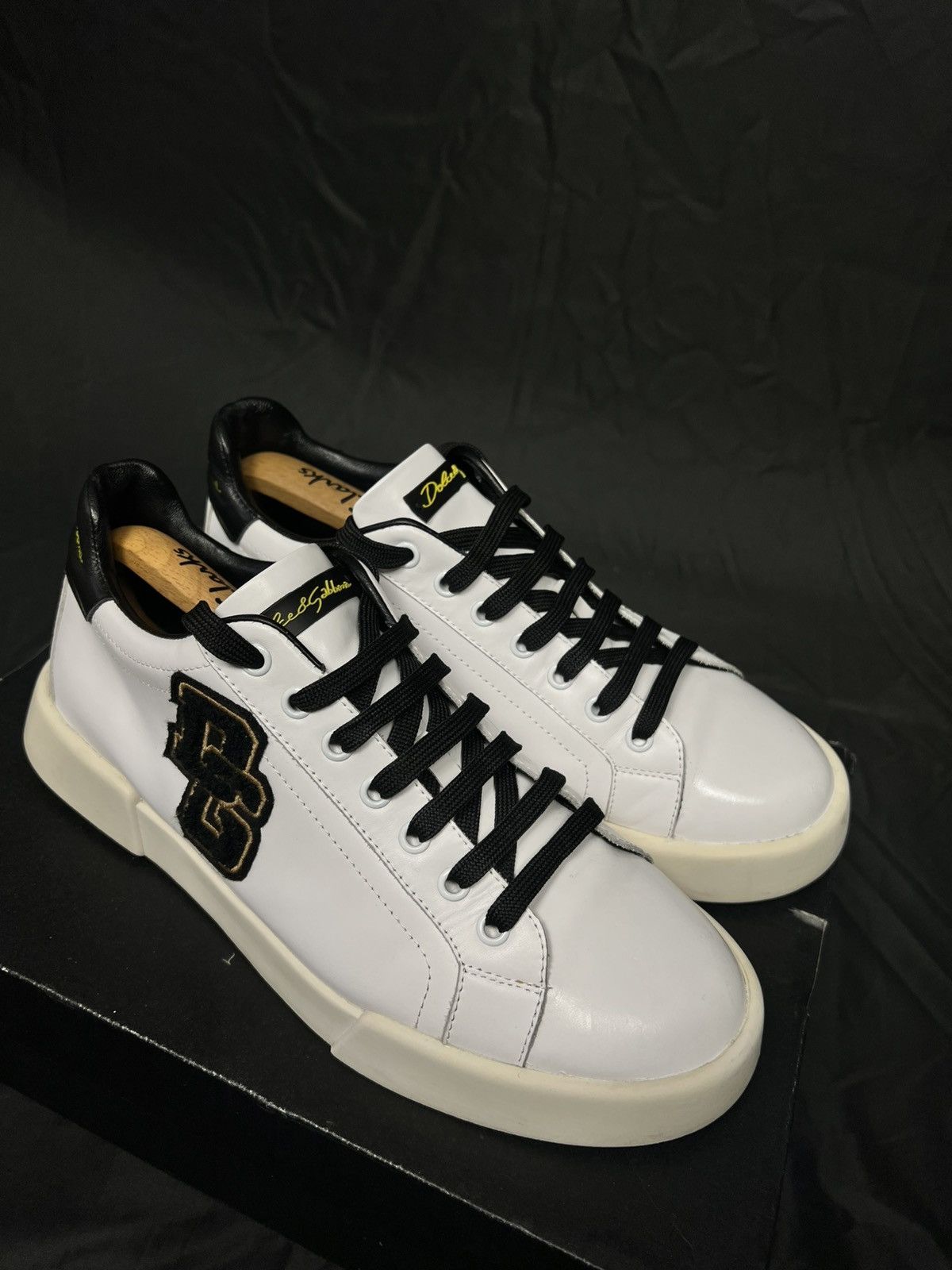 Dolce & Gabbana Dolce & Gabbana sneakers white low top old money Size US 9.5 / EU 42-43 - 1 Thumbnail
