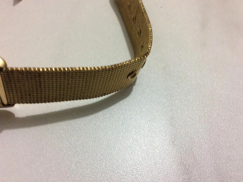 Designer Kulte Unisex Analogue Quartz mesh gold bracelet watch Size ONE SIZE - 4 Thumbnail